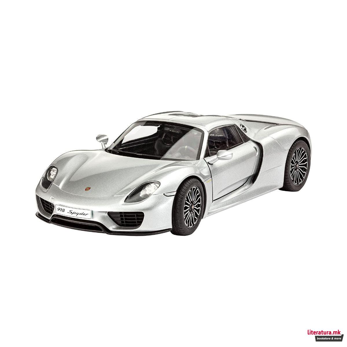 Сет макета + бои, Porsche 918 Spyder , 1:24 