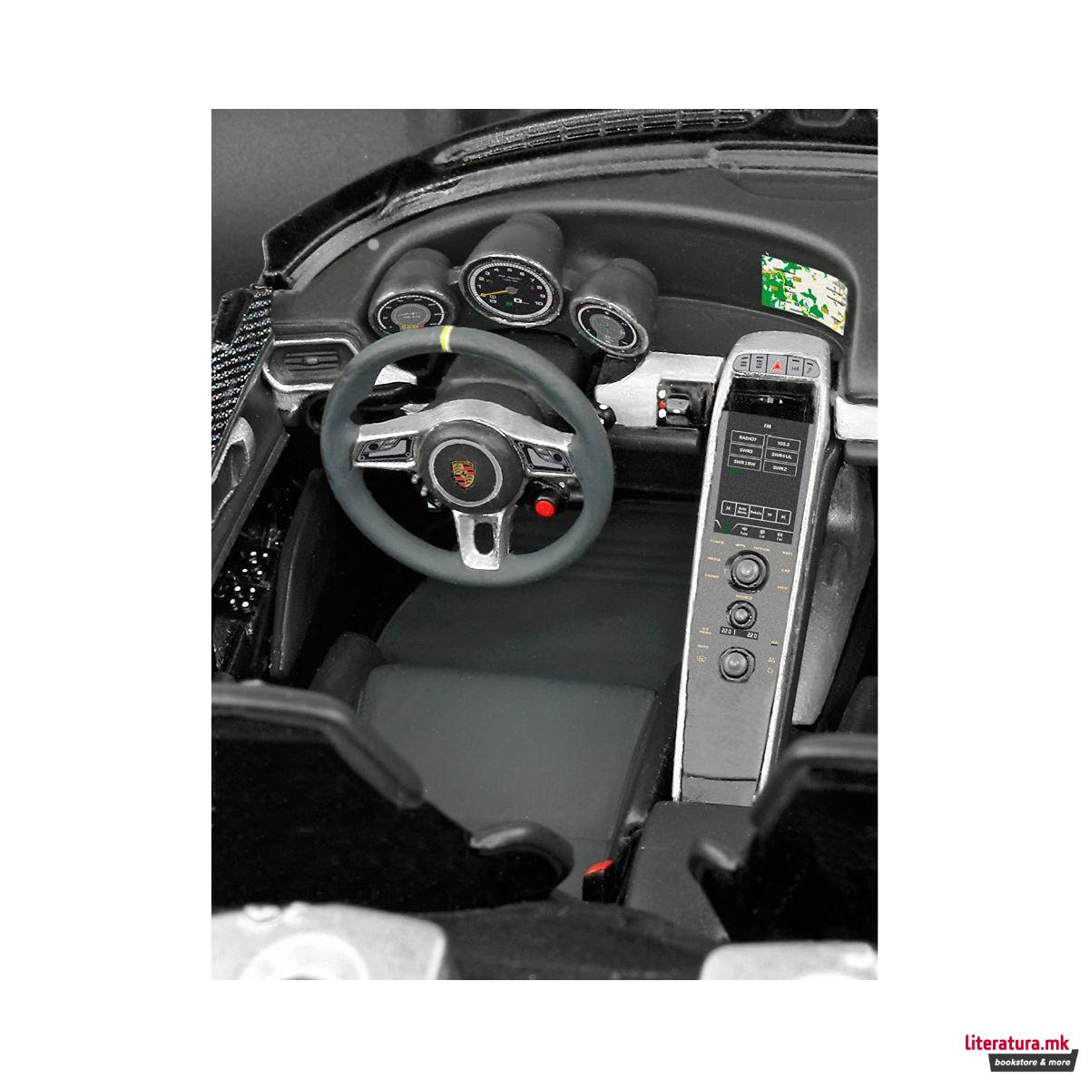 Сет макета + бои, Porsche 918 Spyder , 1:24 