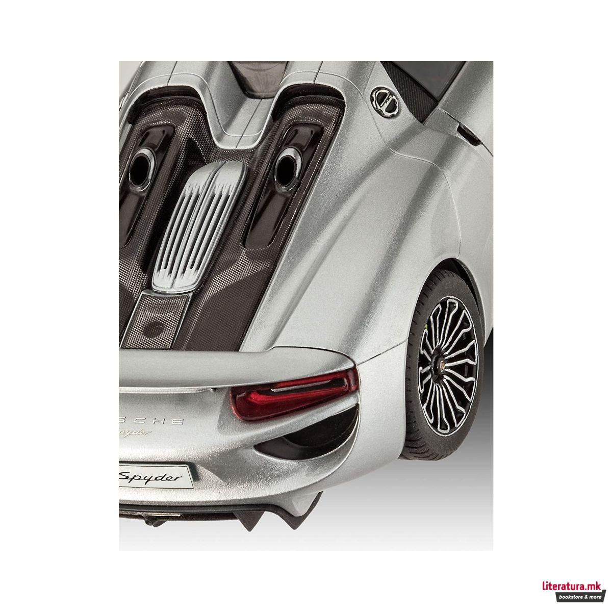 Сет макета + бои, Porsche 918 Spyder , 1:24 