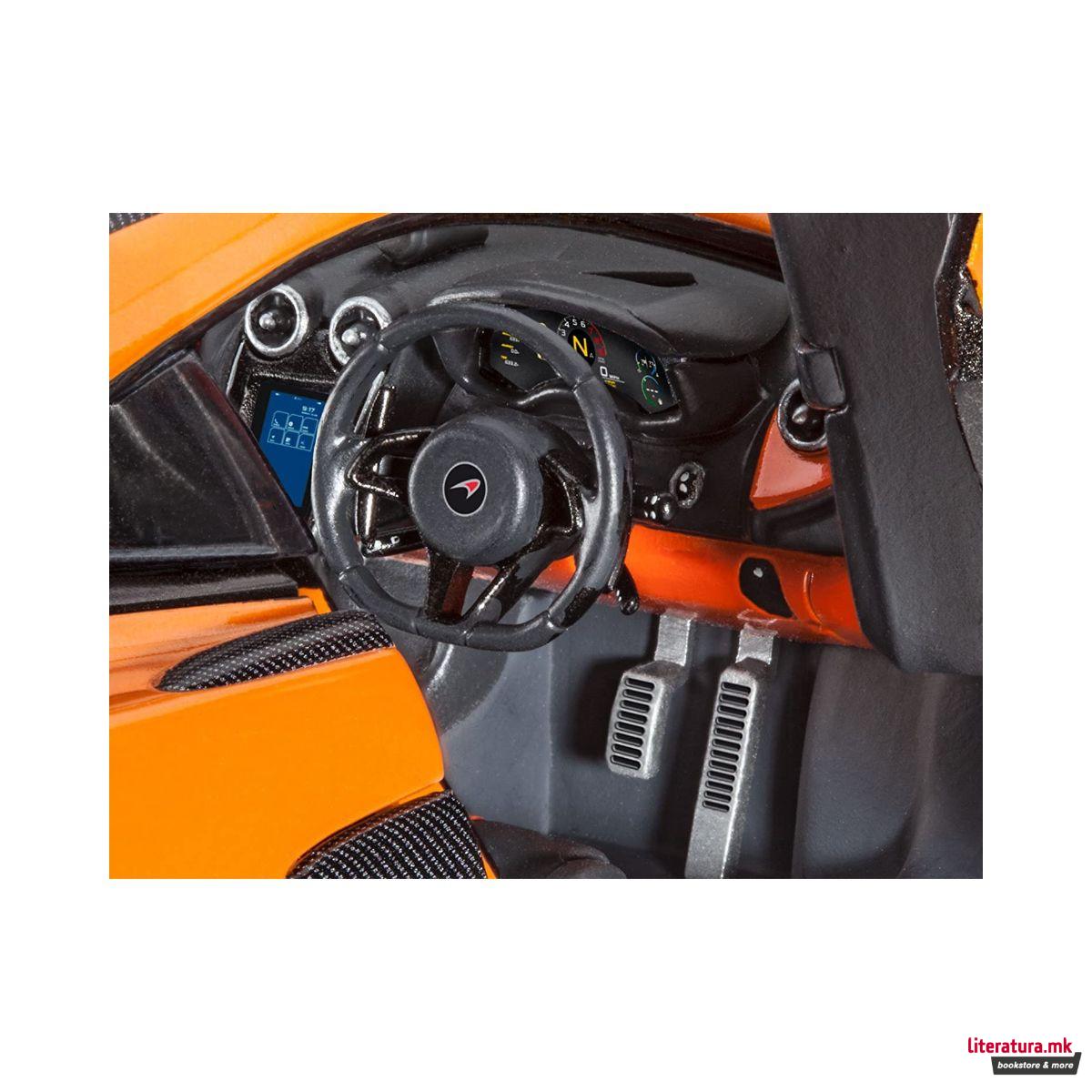 Сет макета + бои, McLaren 570S, 1:24 