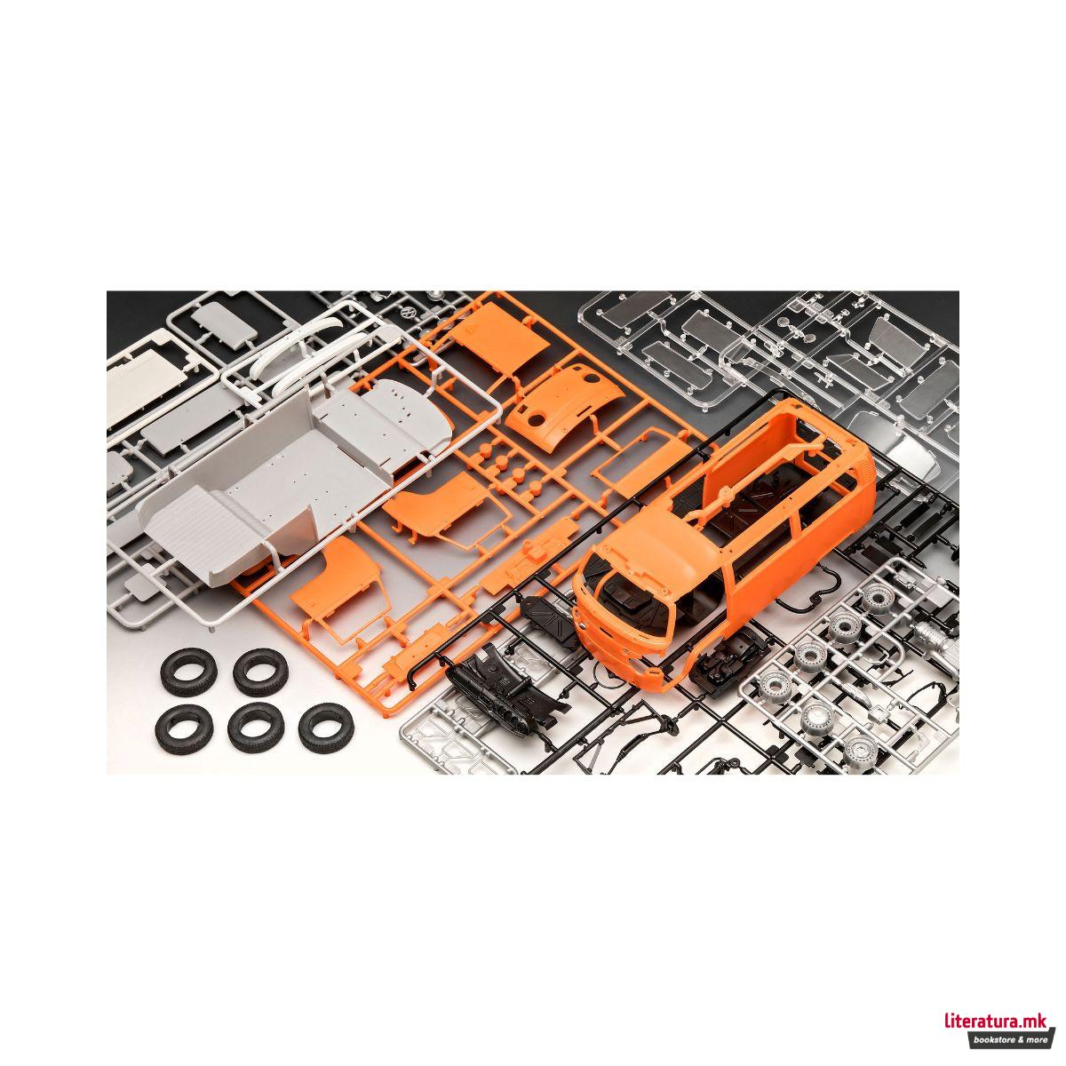 Сет макета + бои, VW T2 Bus, 1:24 