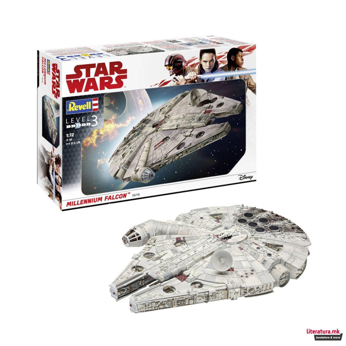 Макета, Star Wars - Millenium Falcon, 1:72 