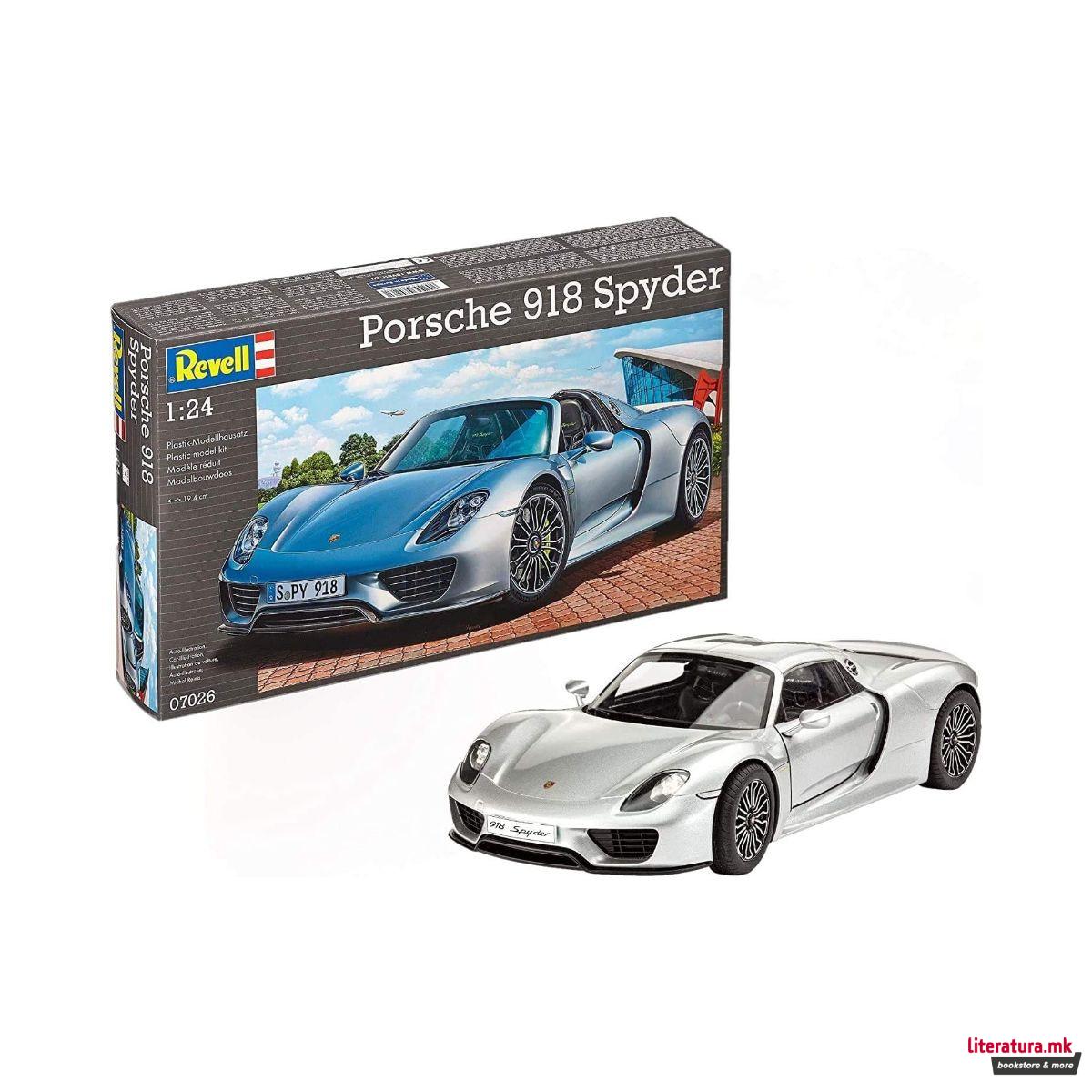 Макета, Porsche 918 Spyder, 1:24 