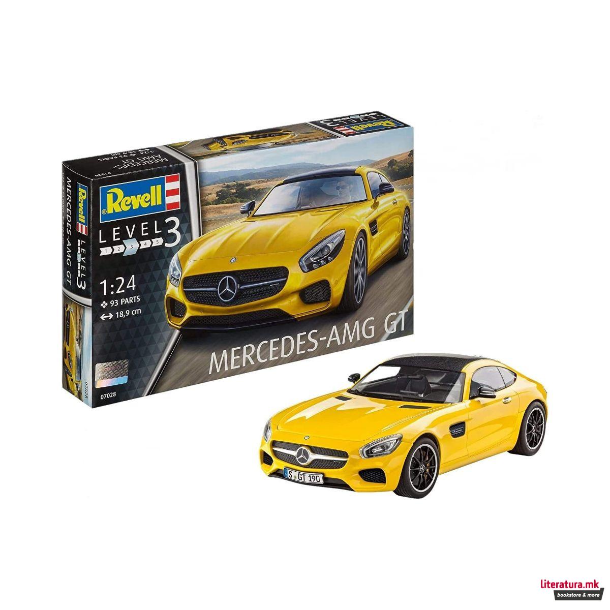 Макета, Mercedes AMG GT, 1:24 
