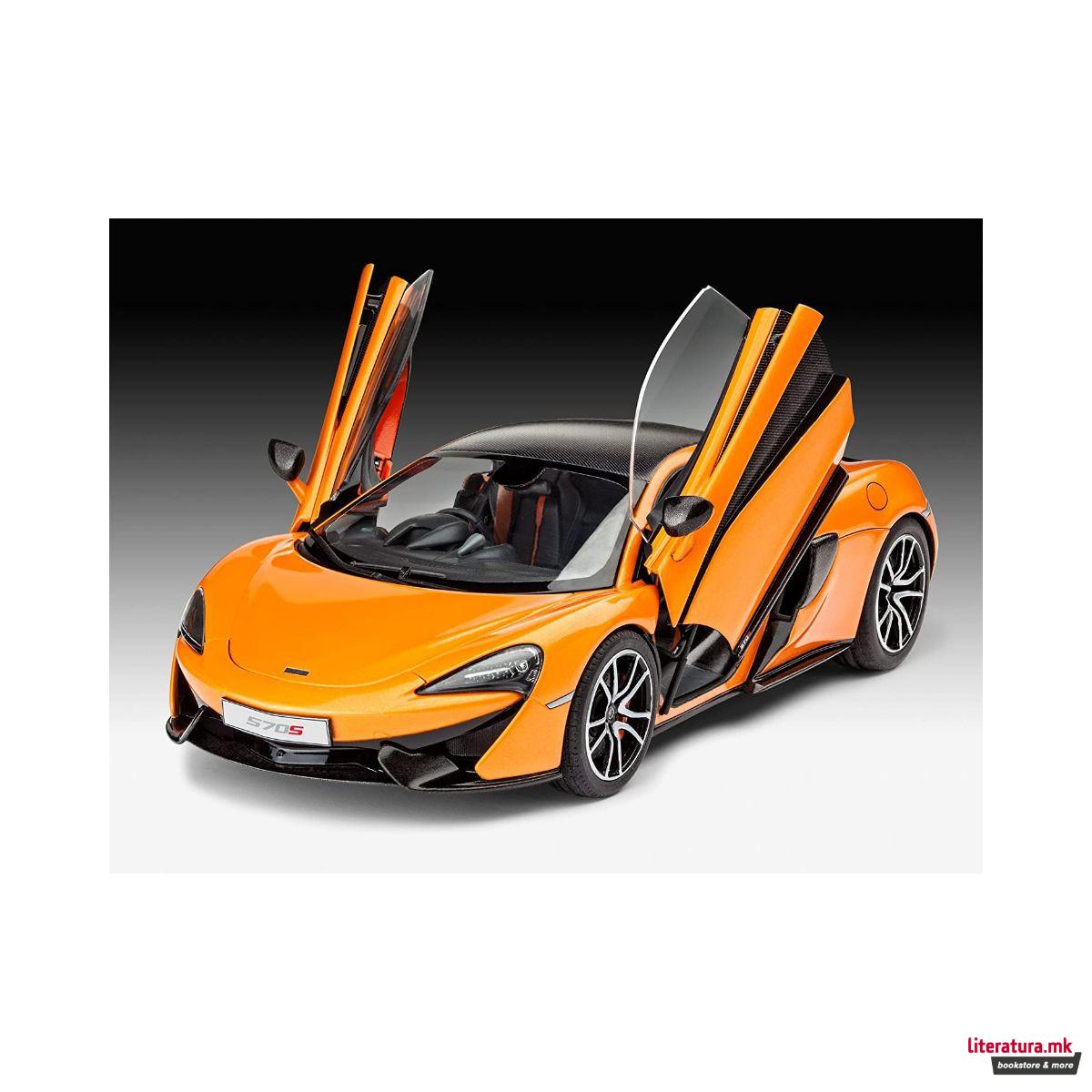 Макета, McLaren 570S, 1:24 