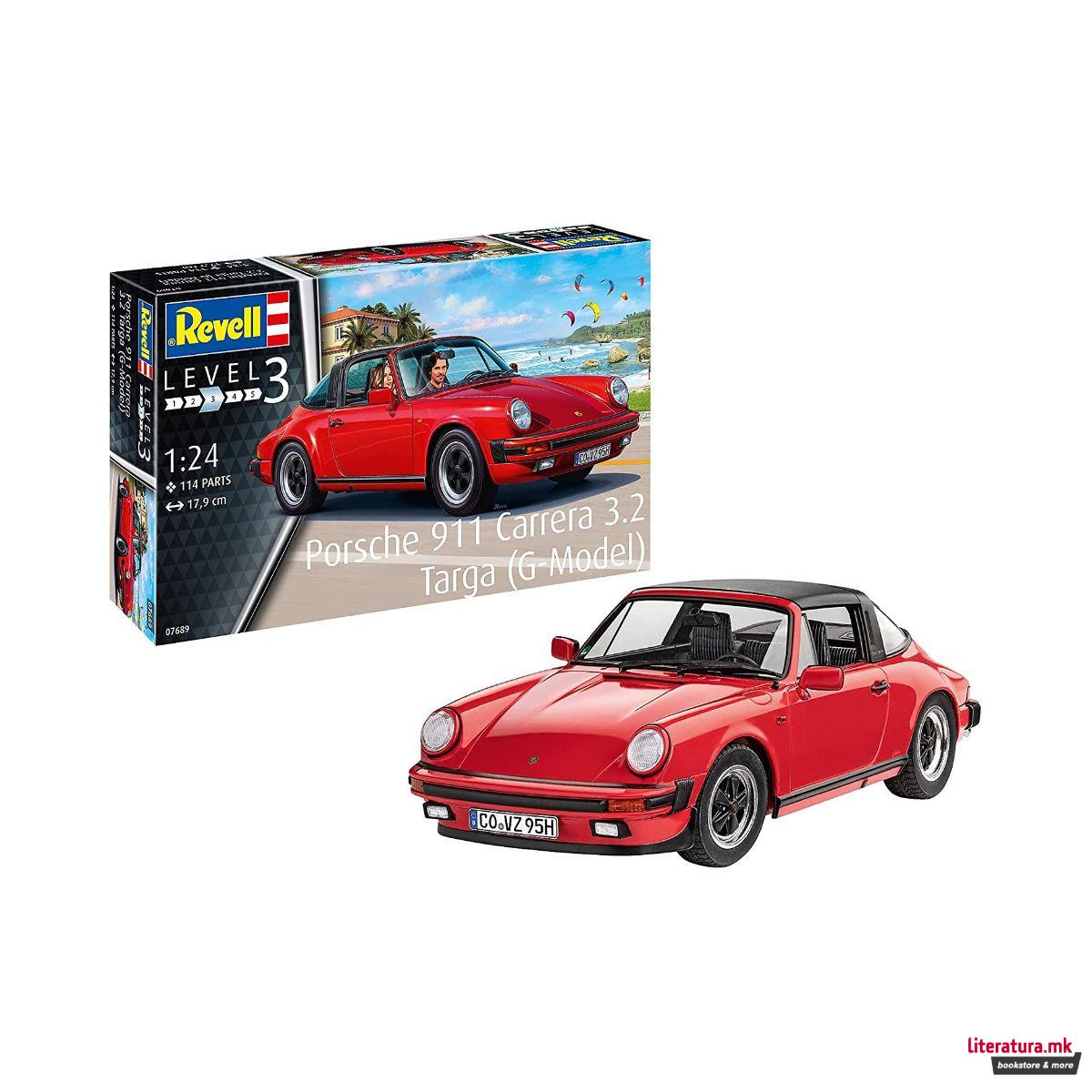 Макета, Porsche 911 Carrera 3.2 Targa (G-Model), 1:24 