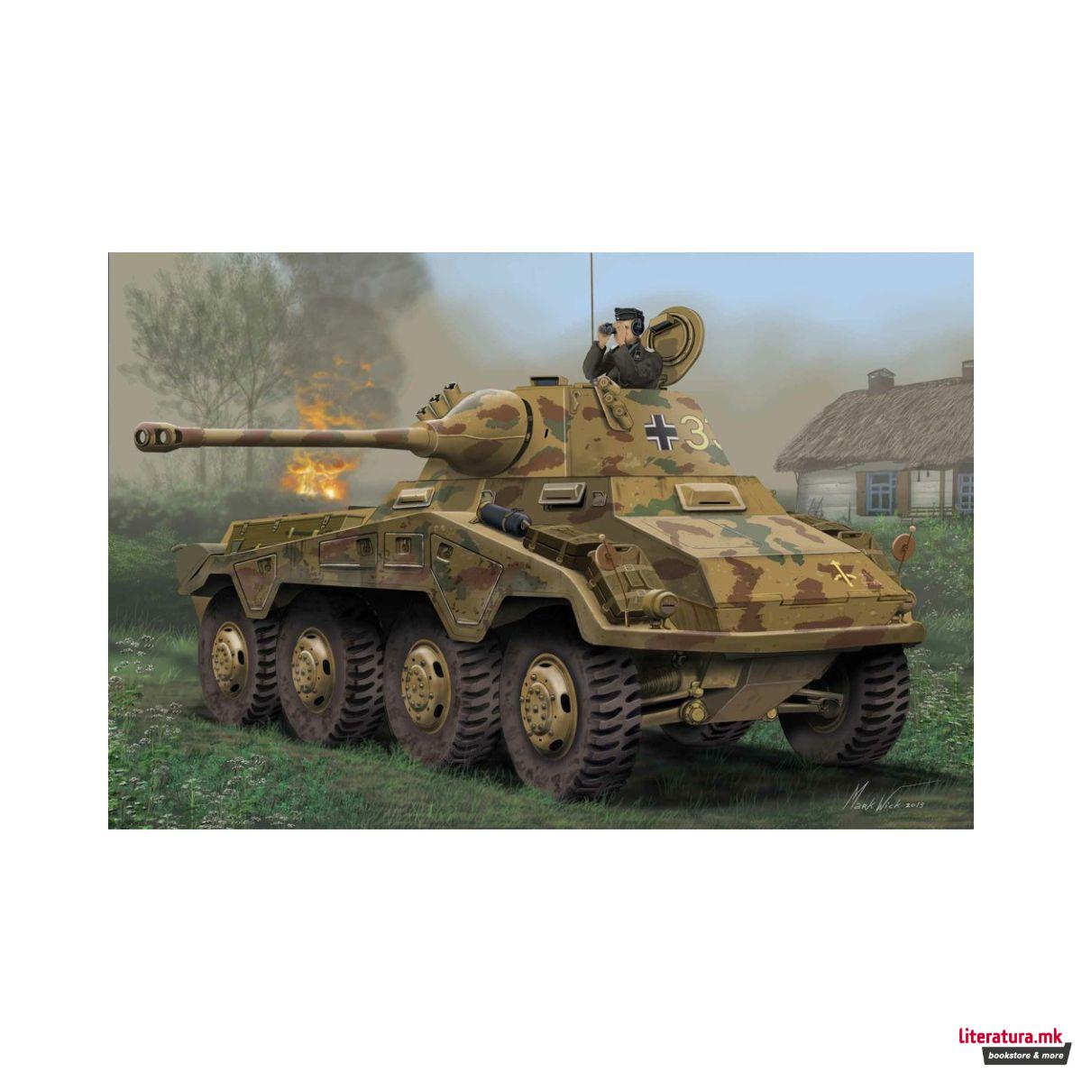 Макета, Sd.Kfz. 234/2 Puma, 1:76 