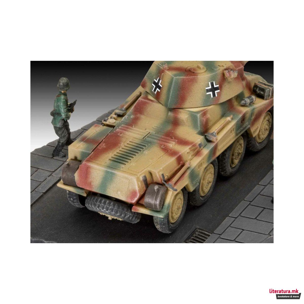 Макета, Sd.Kfz. 234/2 Puma, 1:76 