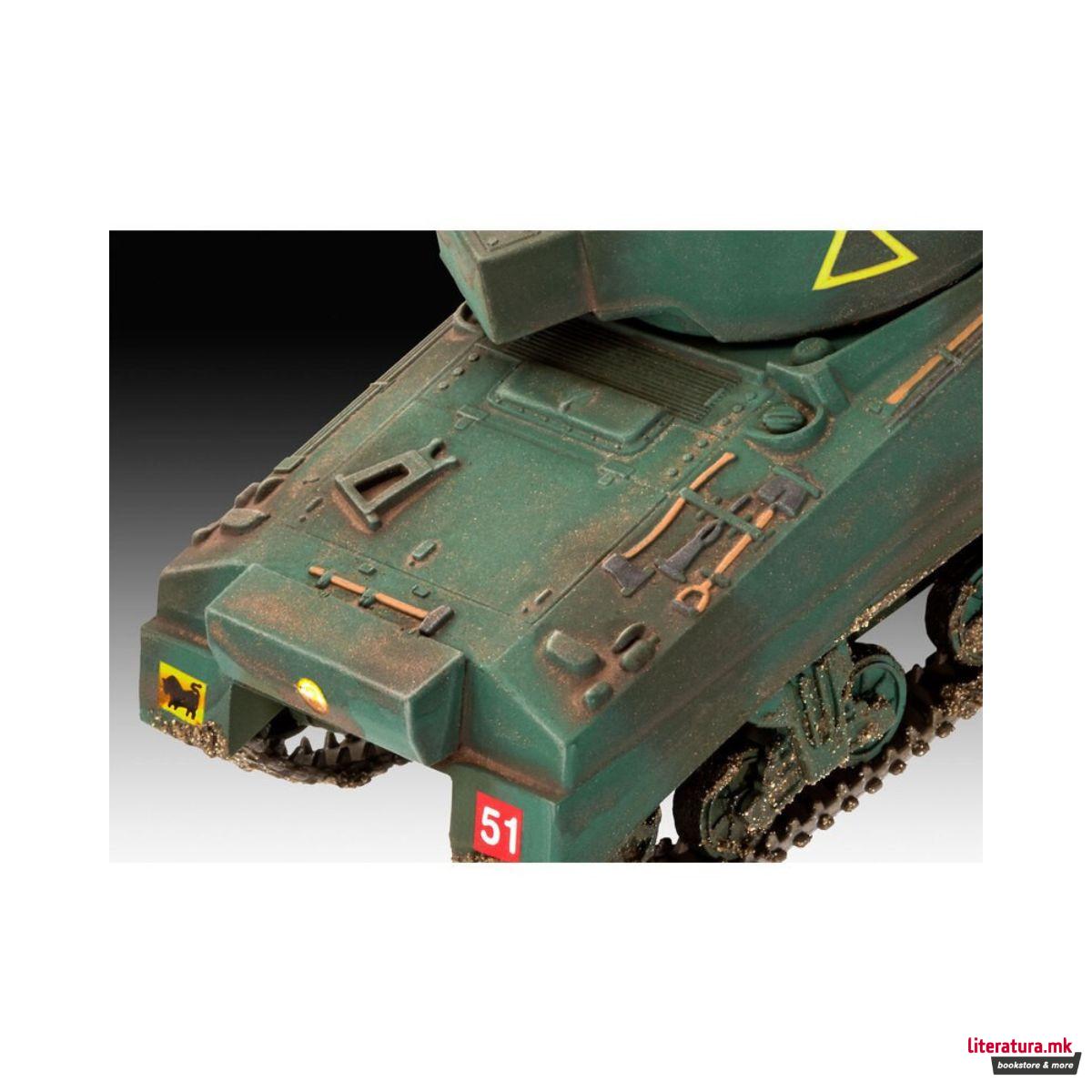 Макета, First Diorama, Sherman Firefly, 1:76 