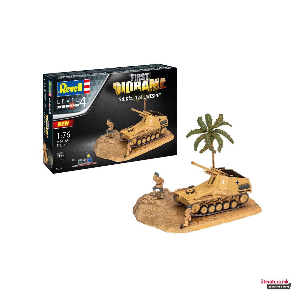 Макета, First Diorama, Sd. Kfz. 124 