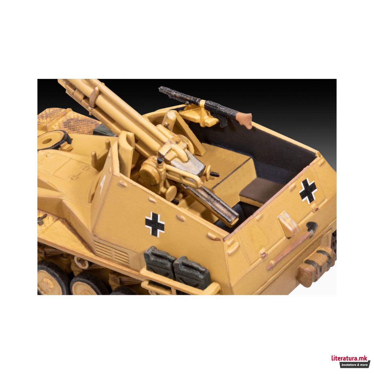 Макета, First Diorama, Sd. Kfz. 124 