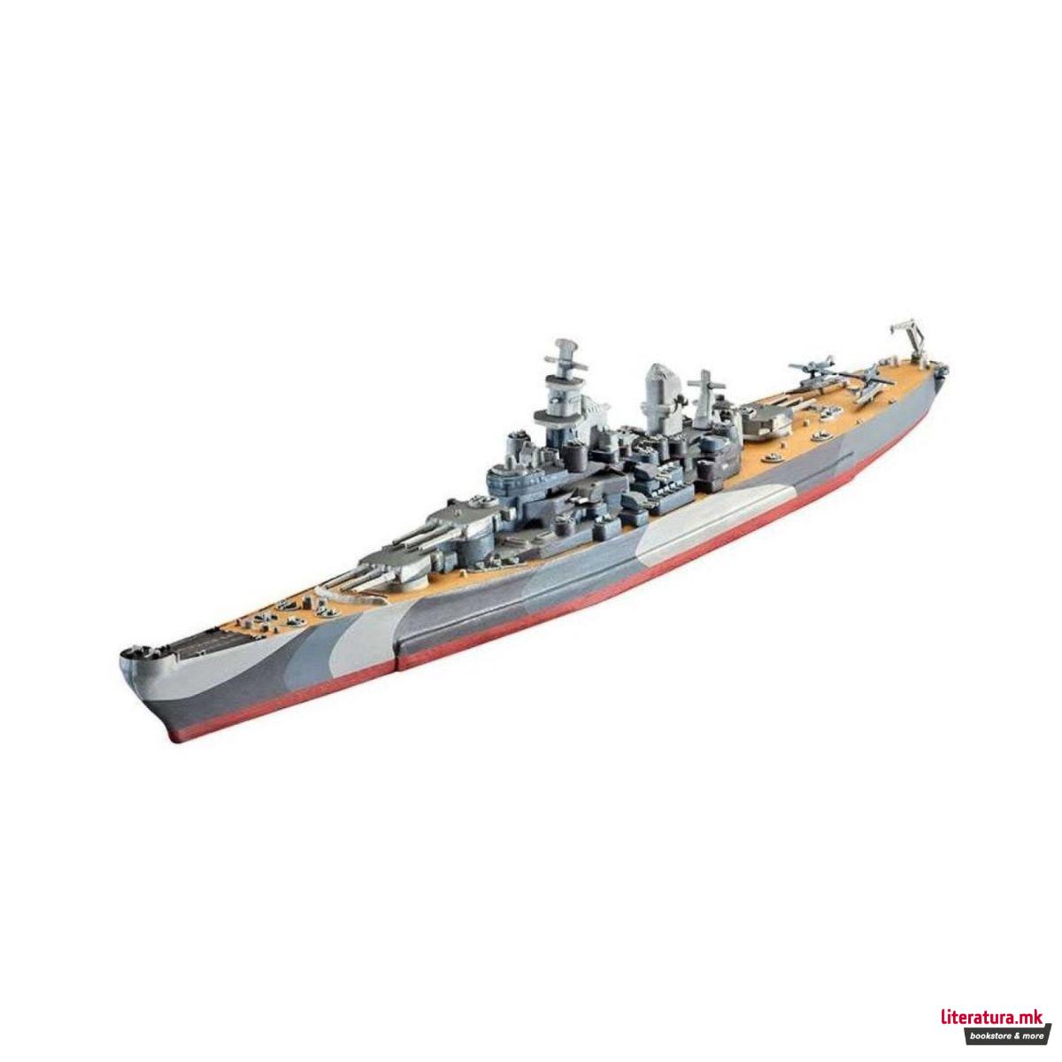 Макета, Battleship USS Missouri WWII, 1:1200 