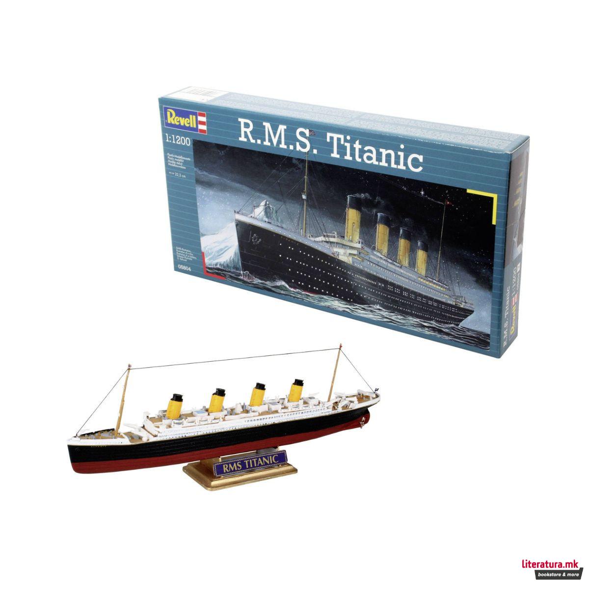 Макета, RMS Titanic, 1:1200 