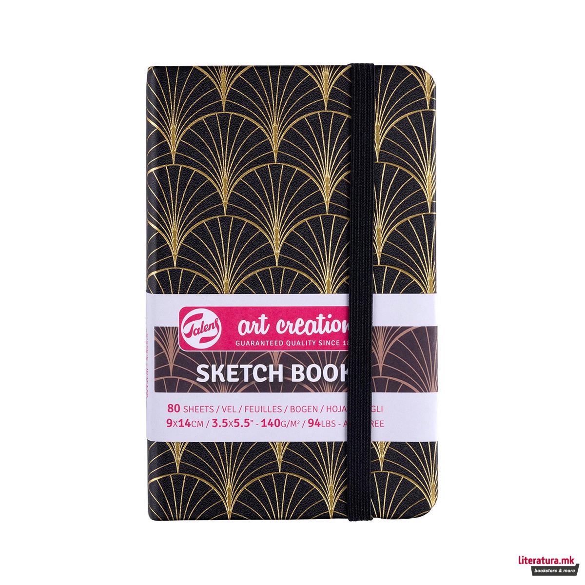 Скицник, Talens Art Creation - Art Deco, 9 x 14 cm 