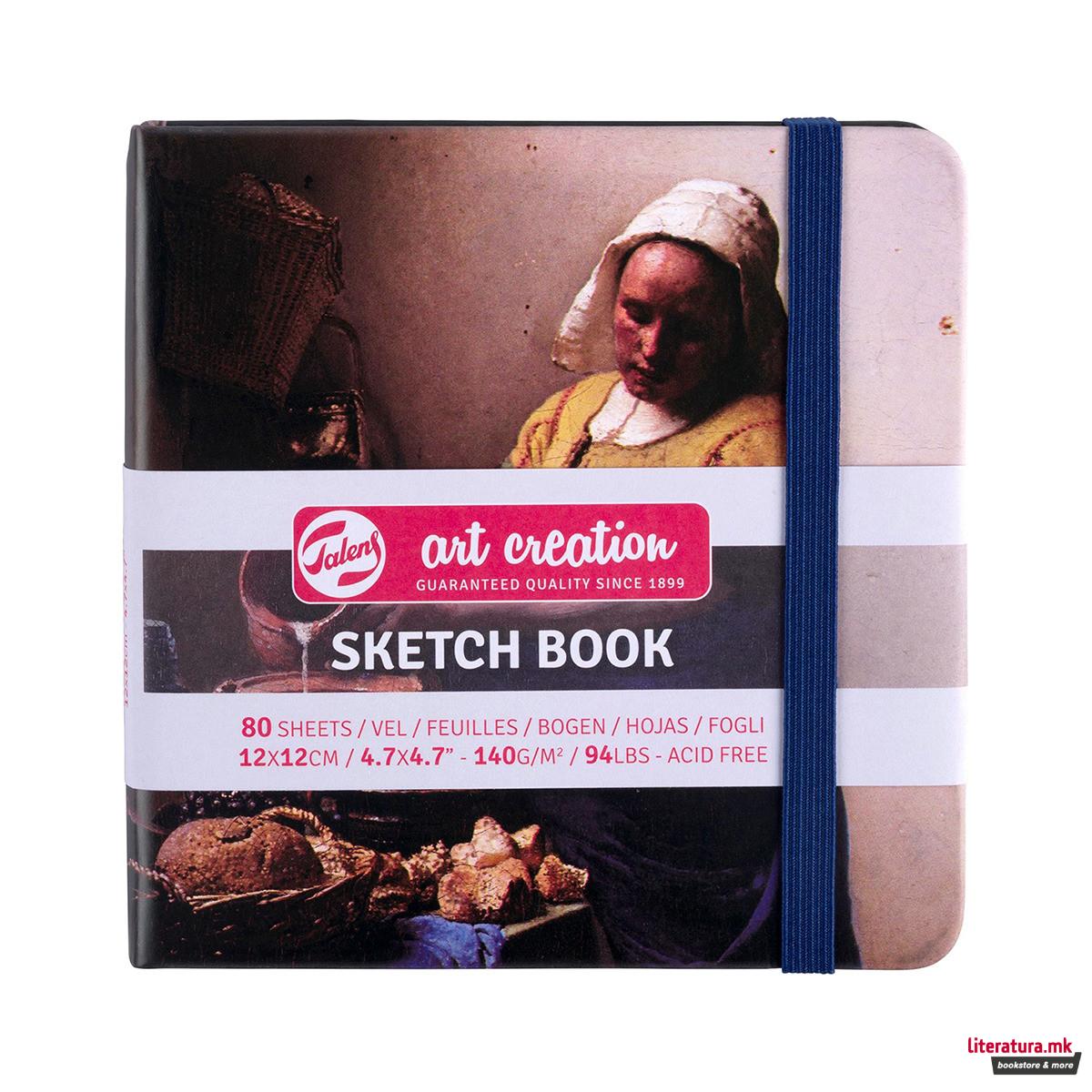 Скицник, Talens Art Creation - The Milkmaid, 12 x 12 cm 