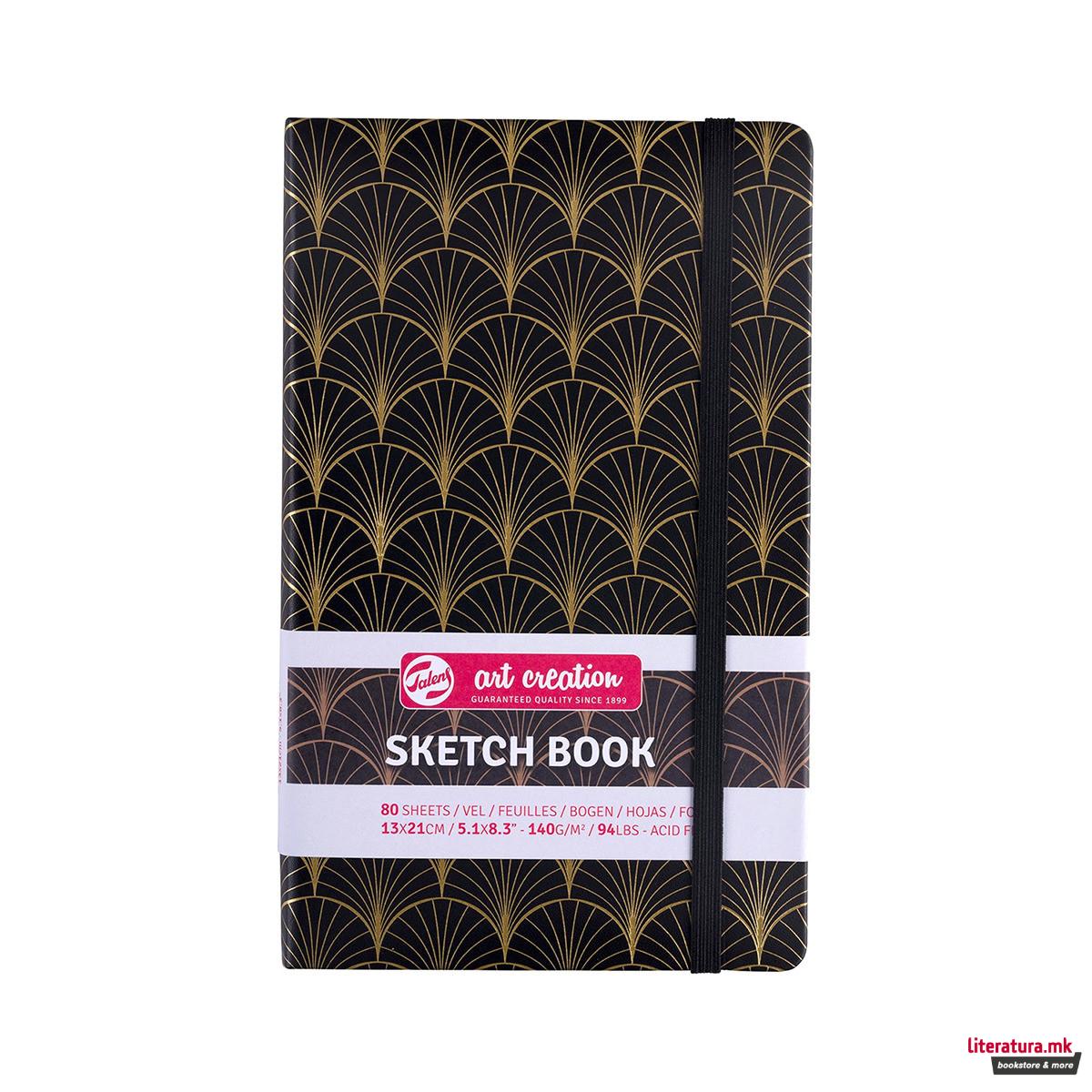 Скицник, Talens Art Creation - Art Deco, 13 x 21 cm 