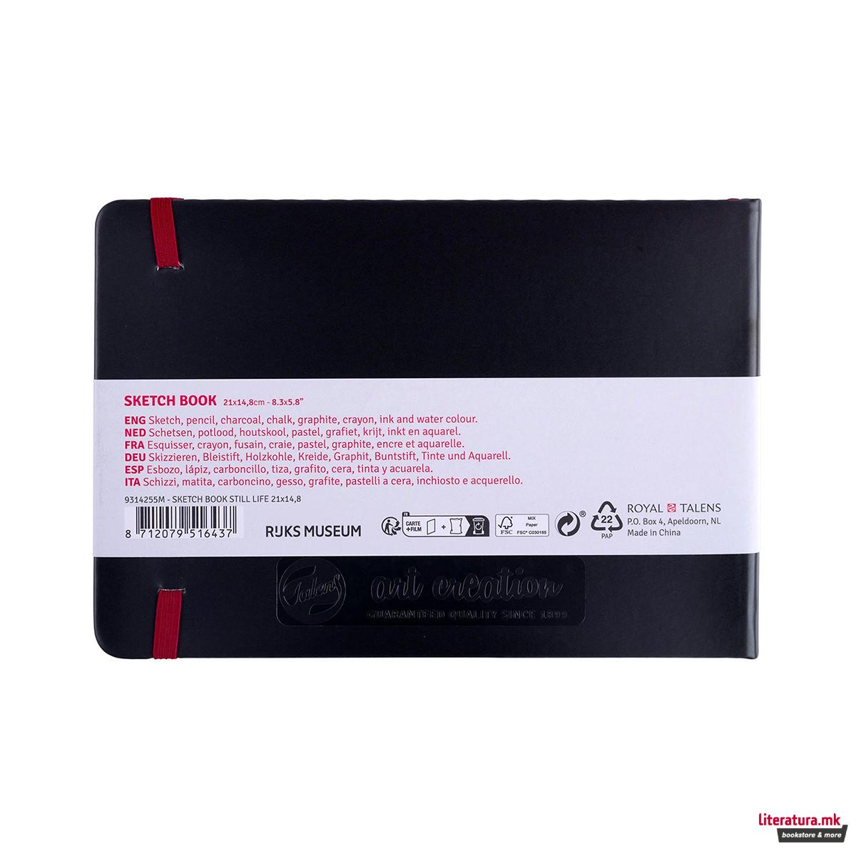 Скицник, Talens Art Creation - Still Life with Flowers, 21 x 14.8 cm 