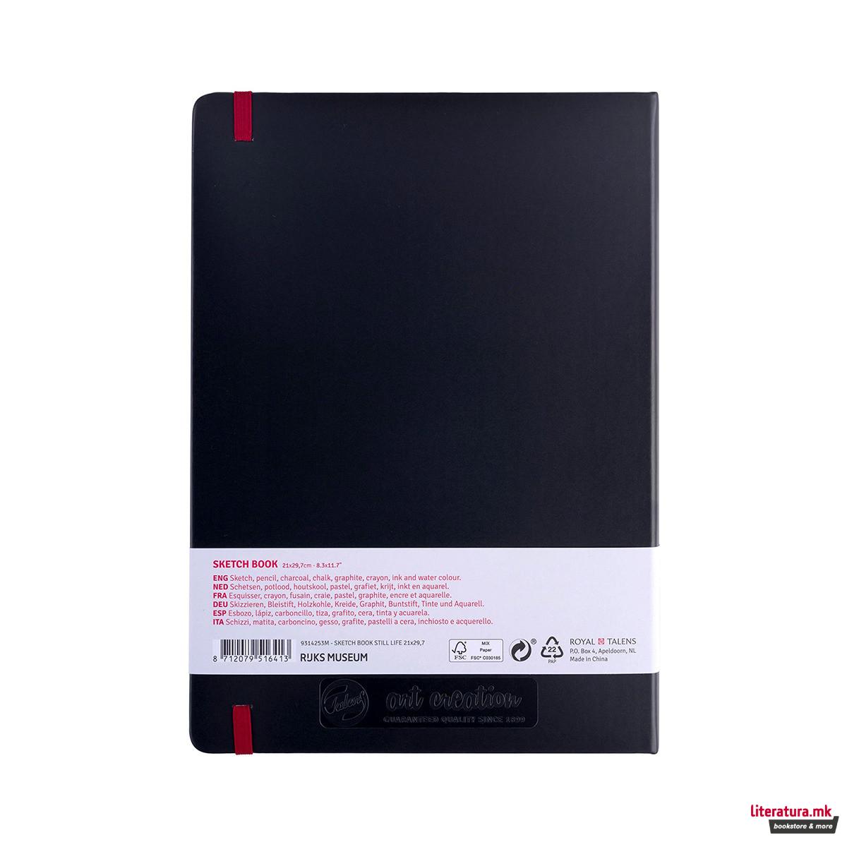 Скицник, Talens Art Creation - Still Life with Flowers, 21 x 29.7 cm 