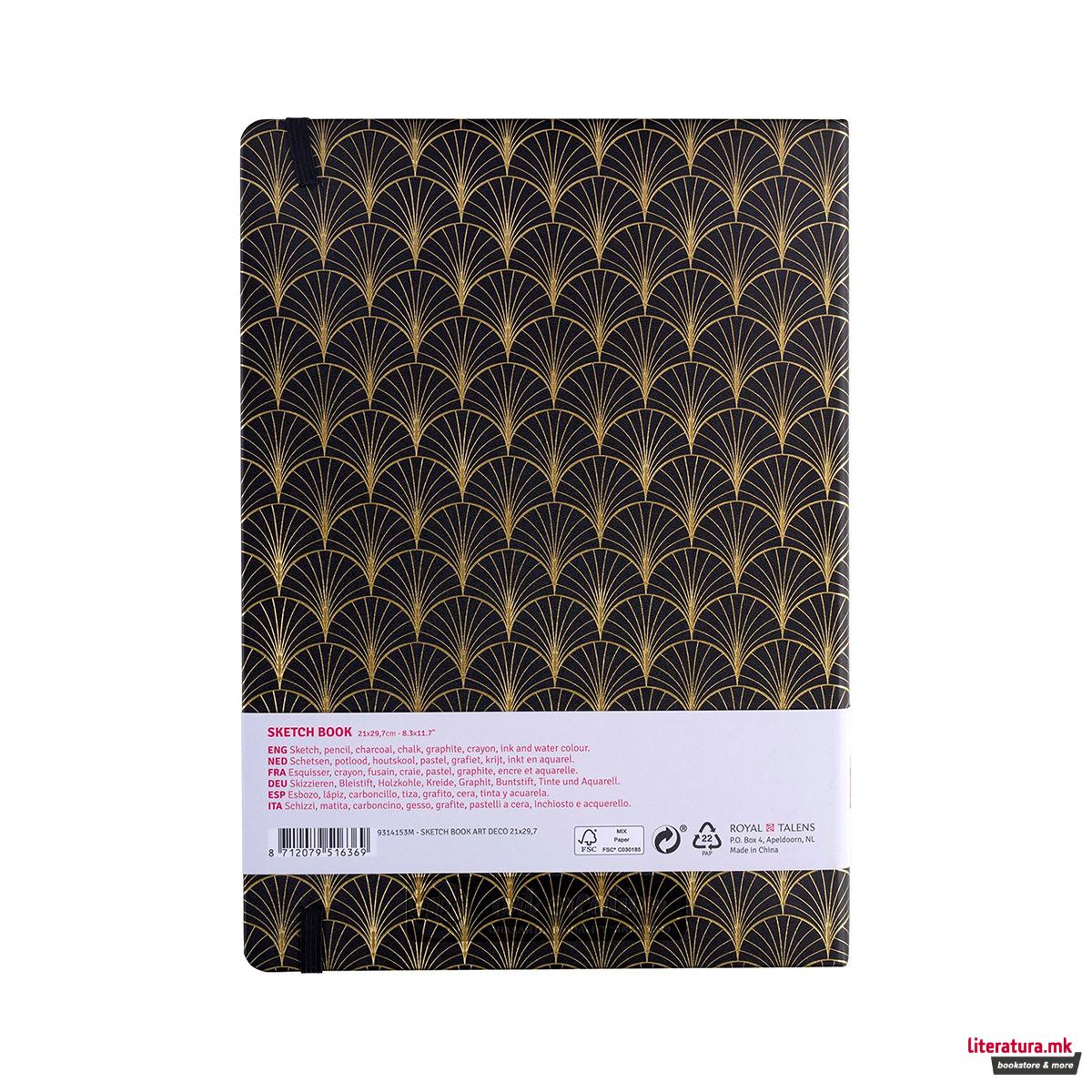 Скицник, Talens Art Creation - Art Deco, 21 x 29.7 cm 