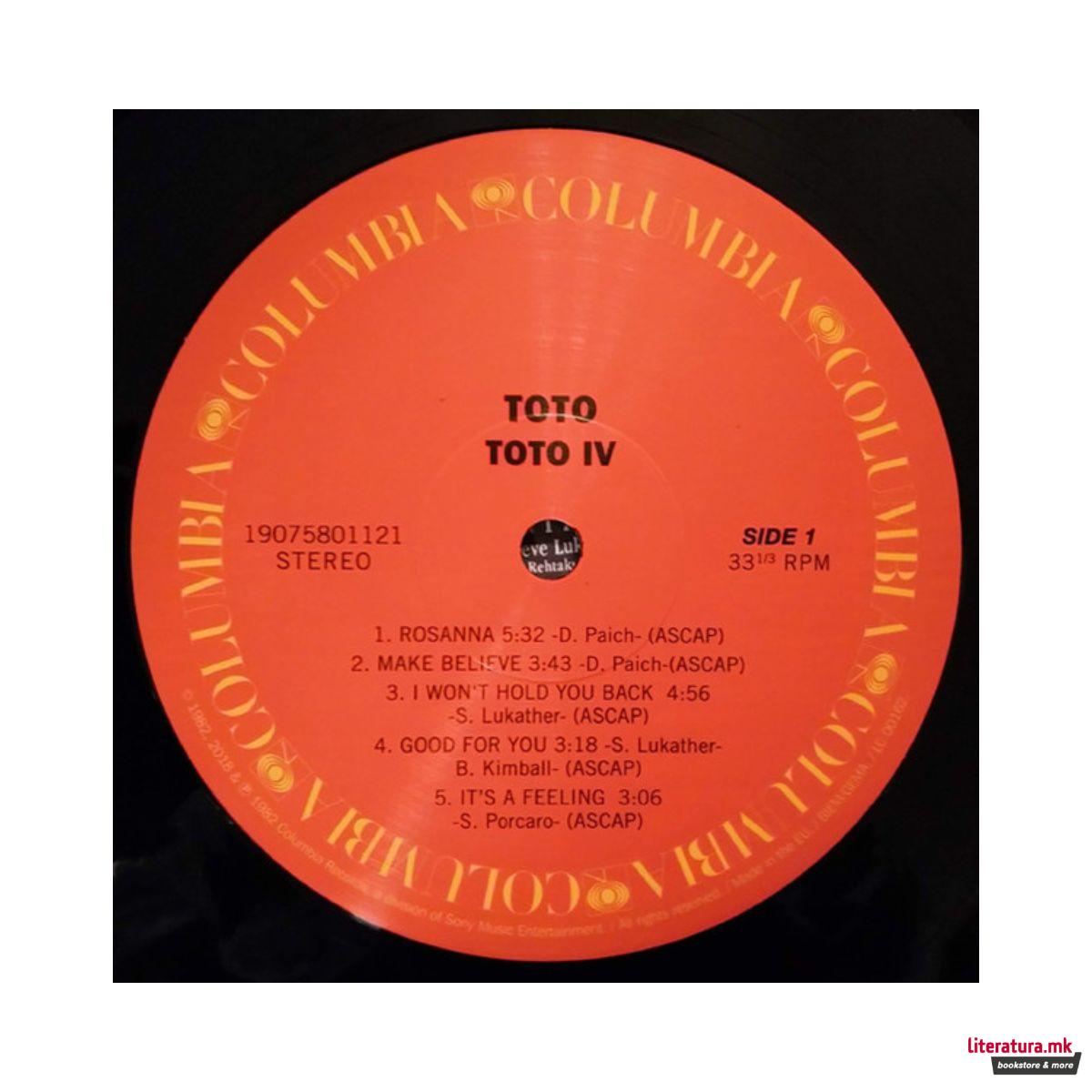 Винил, Toto - Toto IV (1982) 