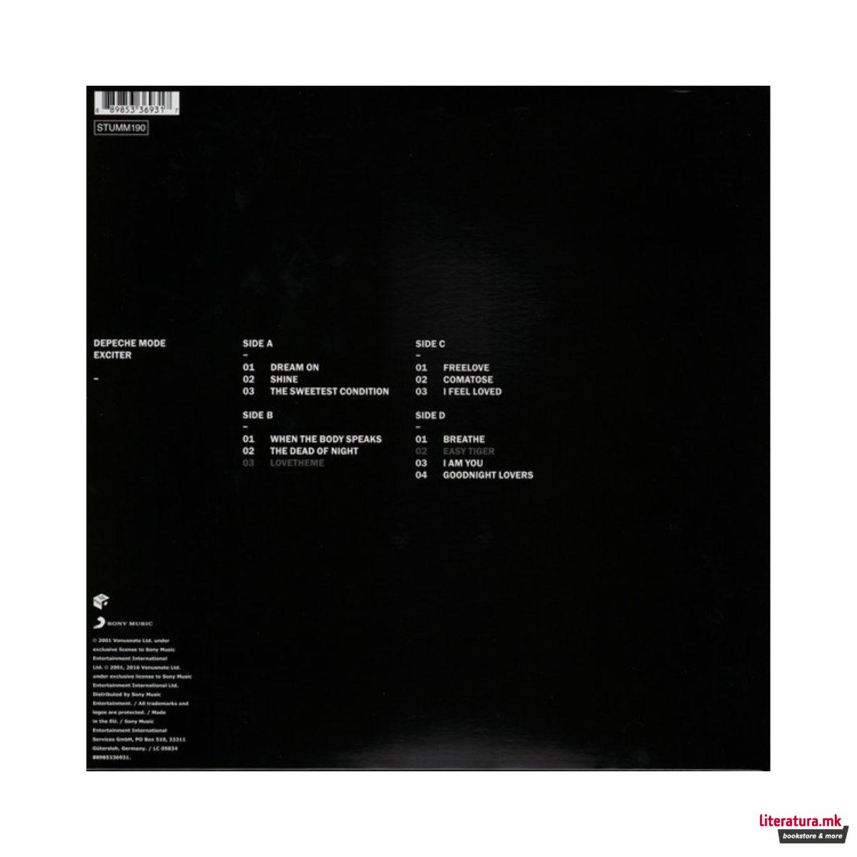 Винил, Depeche Mode - Exciter (2001) | literatura.mk