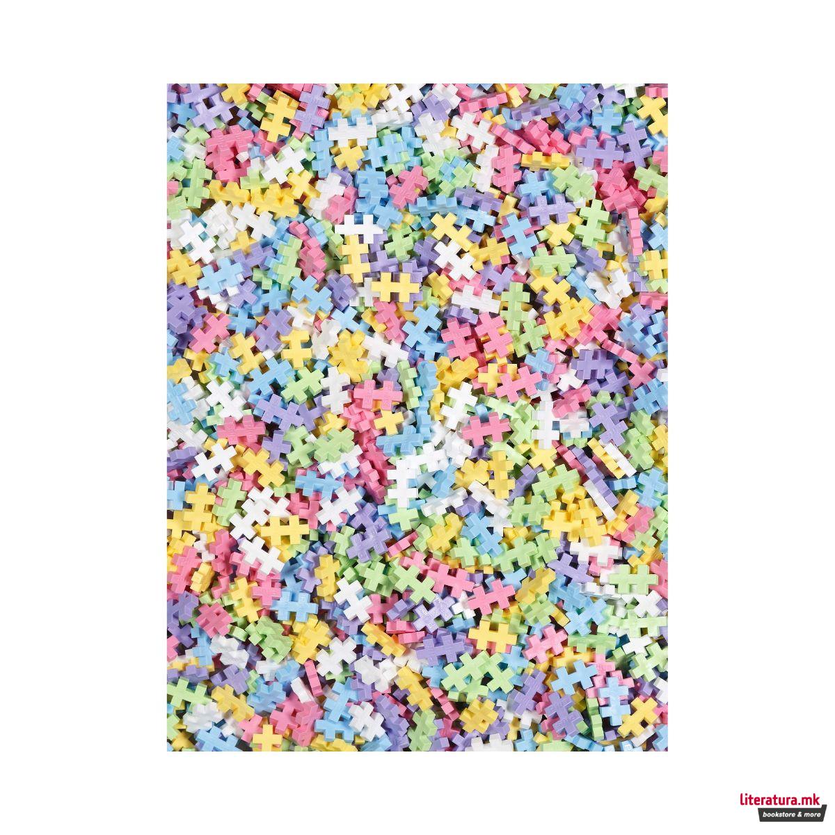 Коцки за градба, Color Tubes - Пастел, 100 парчиња 