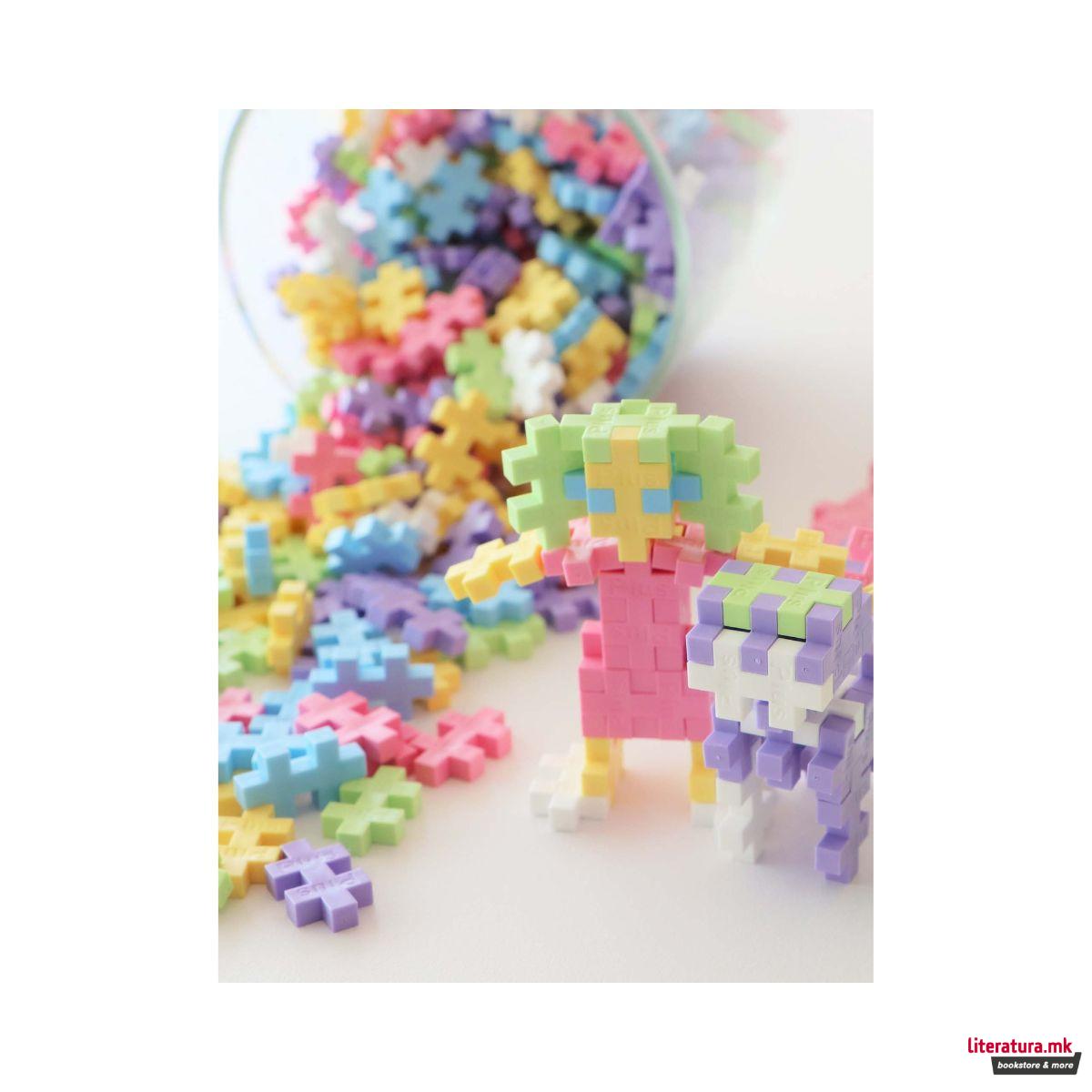 Коцки за градба, Color Tubes - Пастел, 100 парчиња 