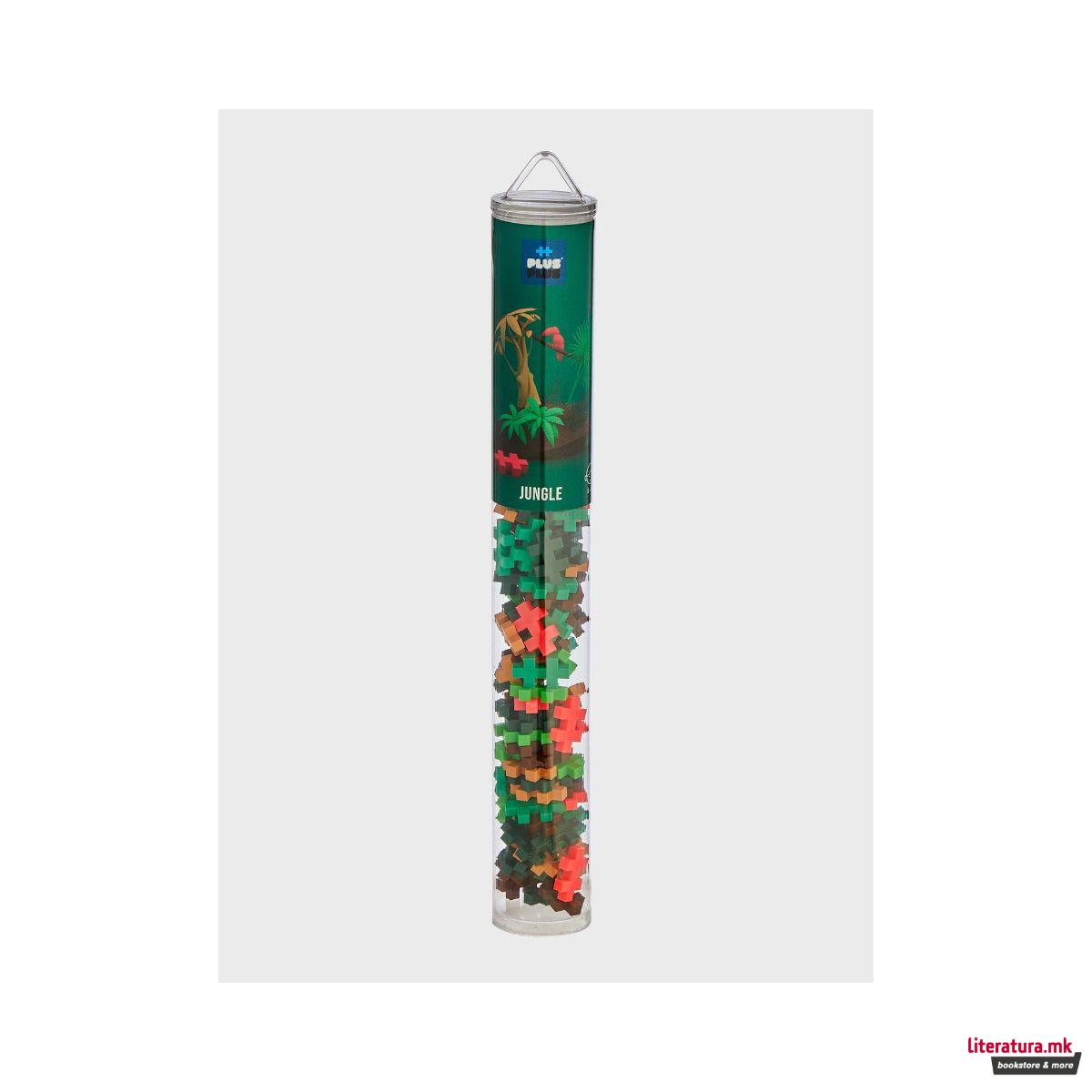 Коцки за градба, Color Tubes - Џунгла, 100 парчиња 