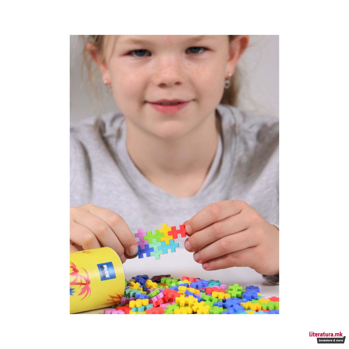 Коцки за градба, Color Tubes - Тропски бои, 100 парчиња 