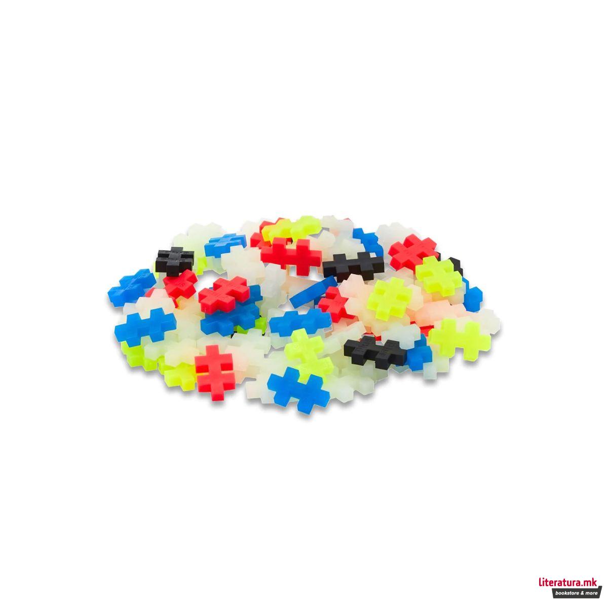 Коцки за градба, Glow In The Dark Mix, 100 парчиња 