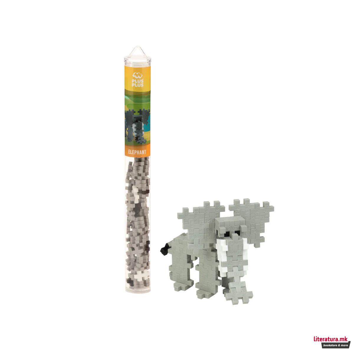 Коцки за градба, Зоо, Слон, 100 парчиња 