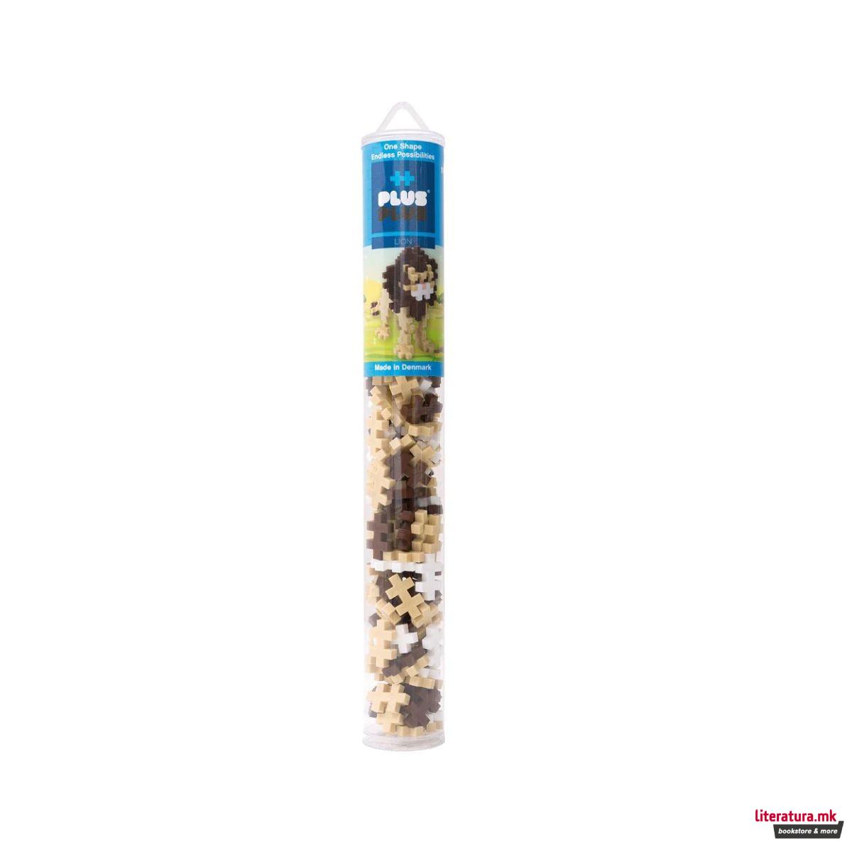 Коцки за градба, Зоо, Лав, 100 парчиња 