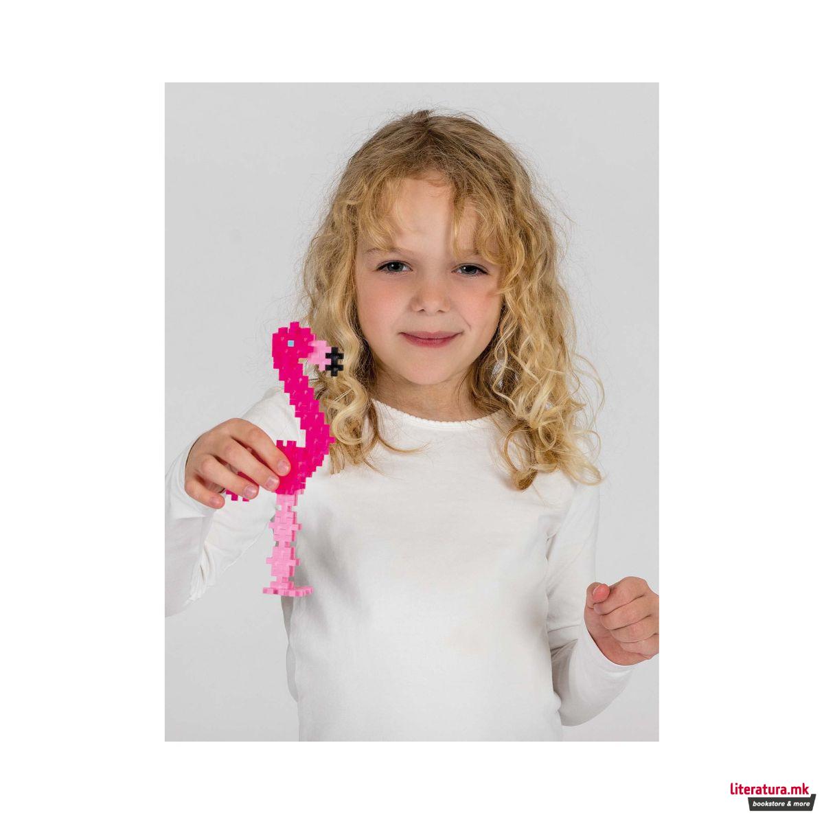 Коцки за градба, Карактери, Фламинго, 100 парчиња 