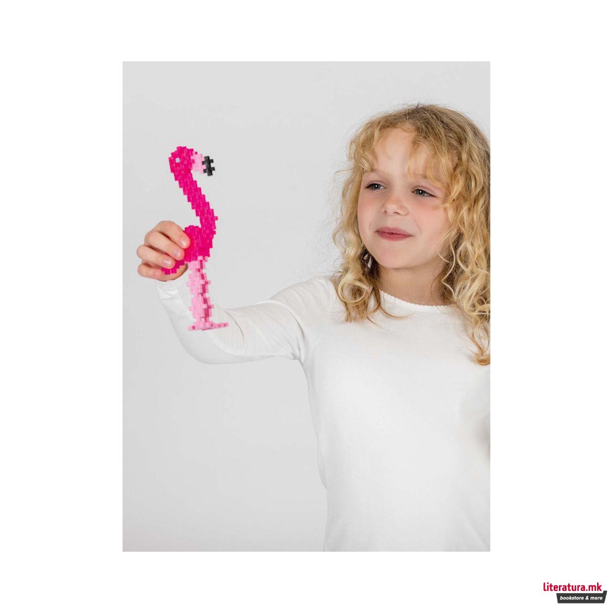 Коцки за градба, Карактери, Фламинго, 100 парчиња 