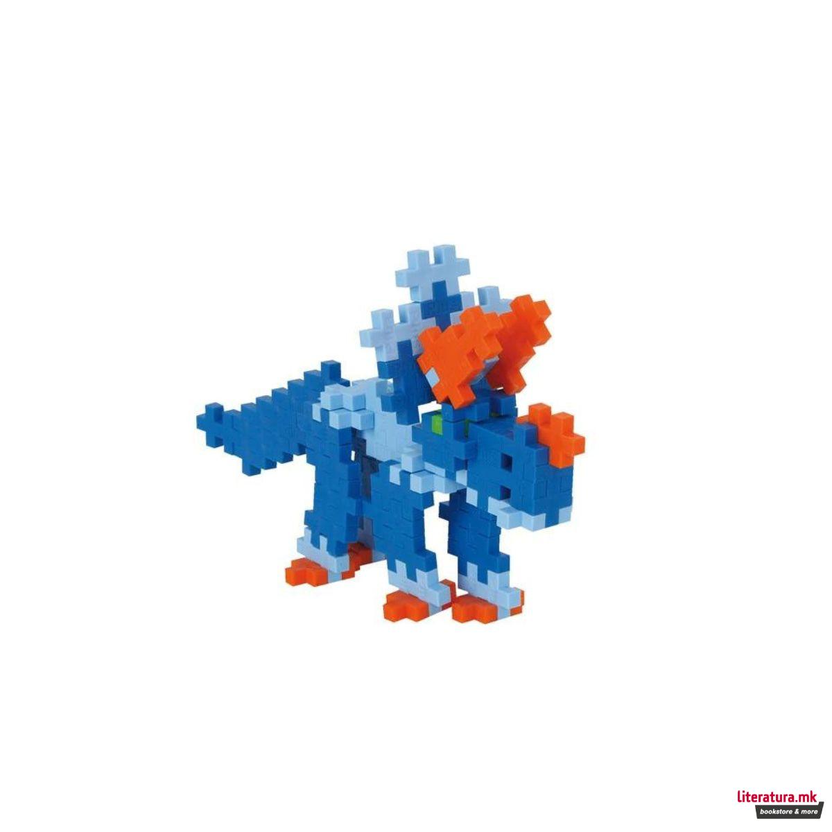 Коцки за градба, Диносауруси, Трицератопс, 100 парчиња 