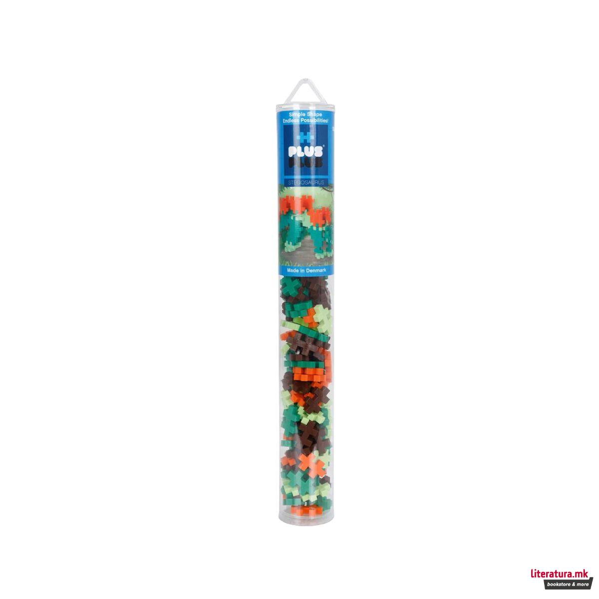 Коцки за градба, Диносауруси, Стегосаурус, 100 парчиња 