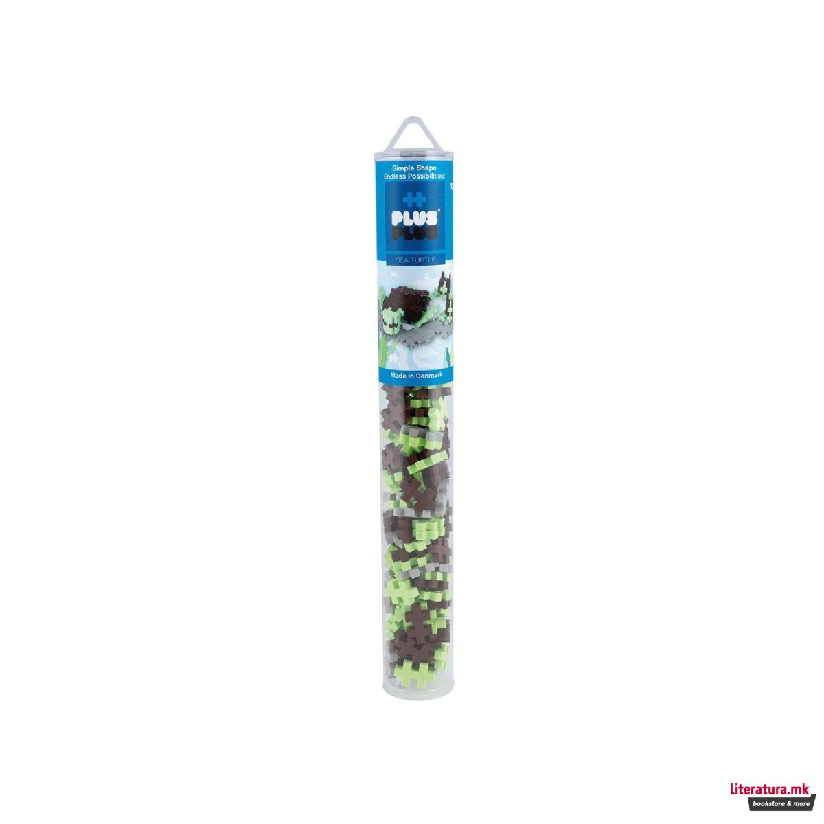 Коцки за градба, Аква, Морска желка, 100 парчиња 