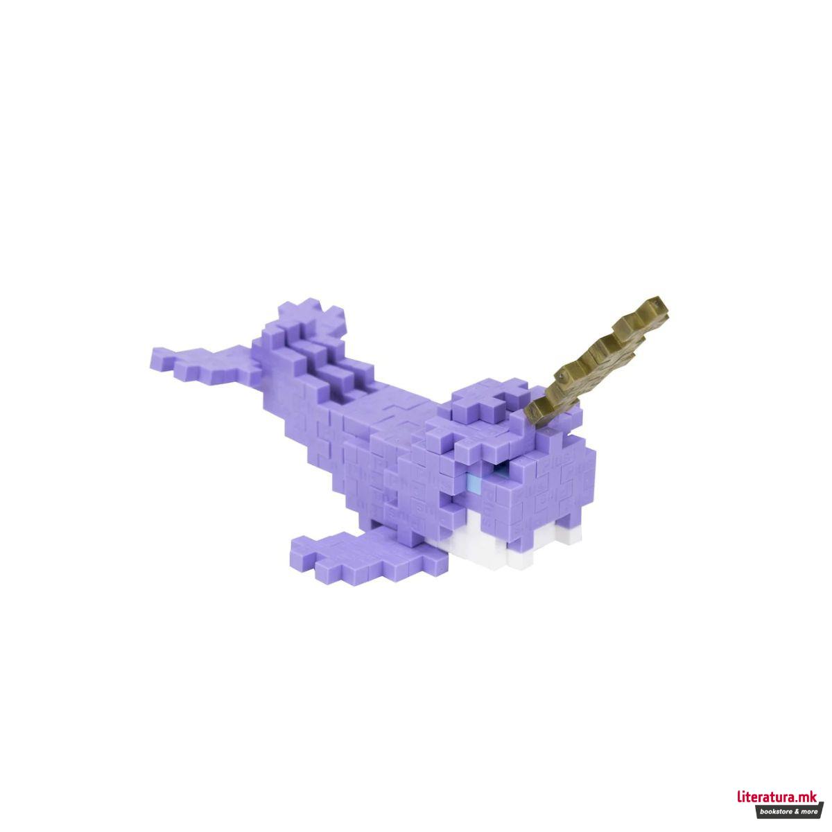 Коцки за градба, Аква, Нарвал, 100 парчиња 