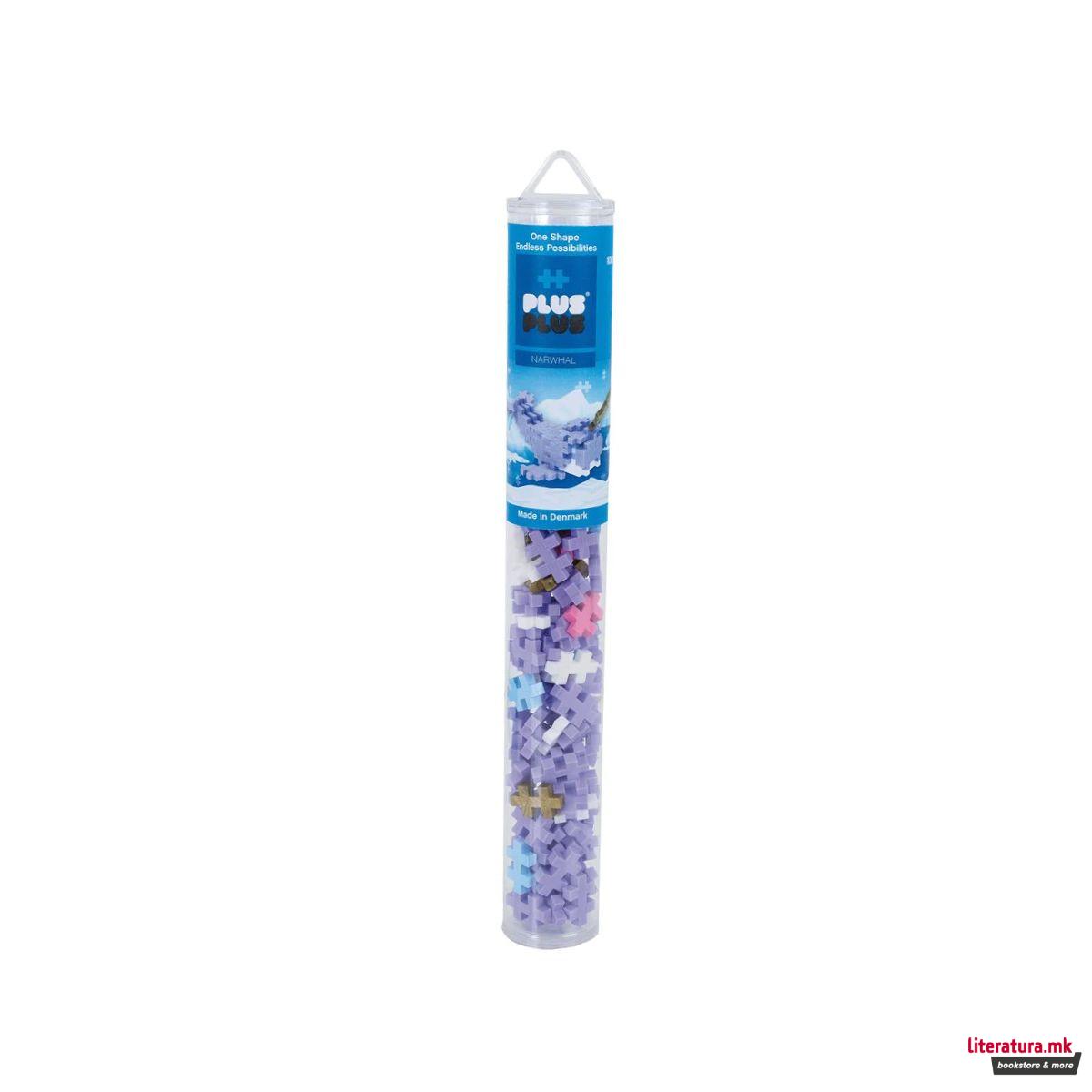 Коцки за градба, Аква, Нарвал, 100 парчиња 