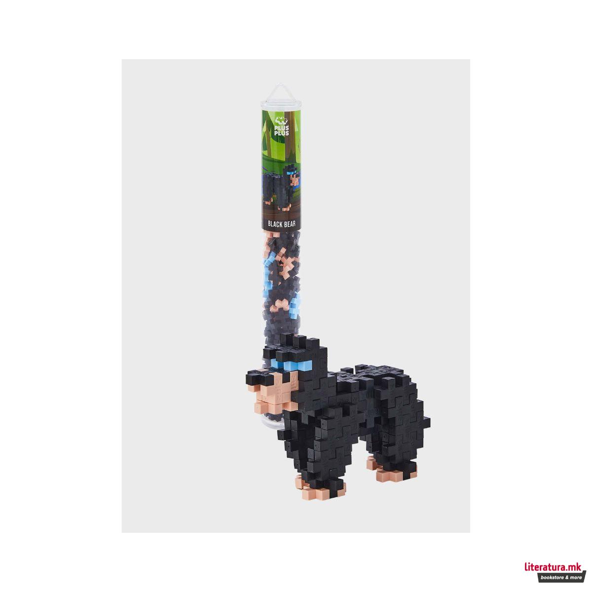 Коцки за градба, Диви животни, Мечка, 100 парчиња 