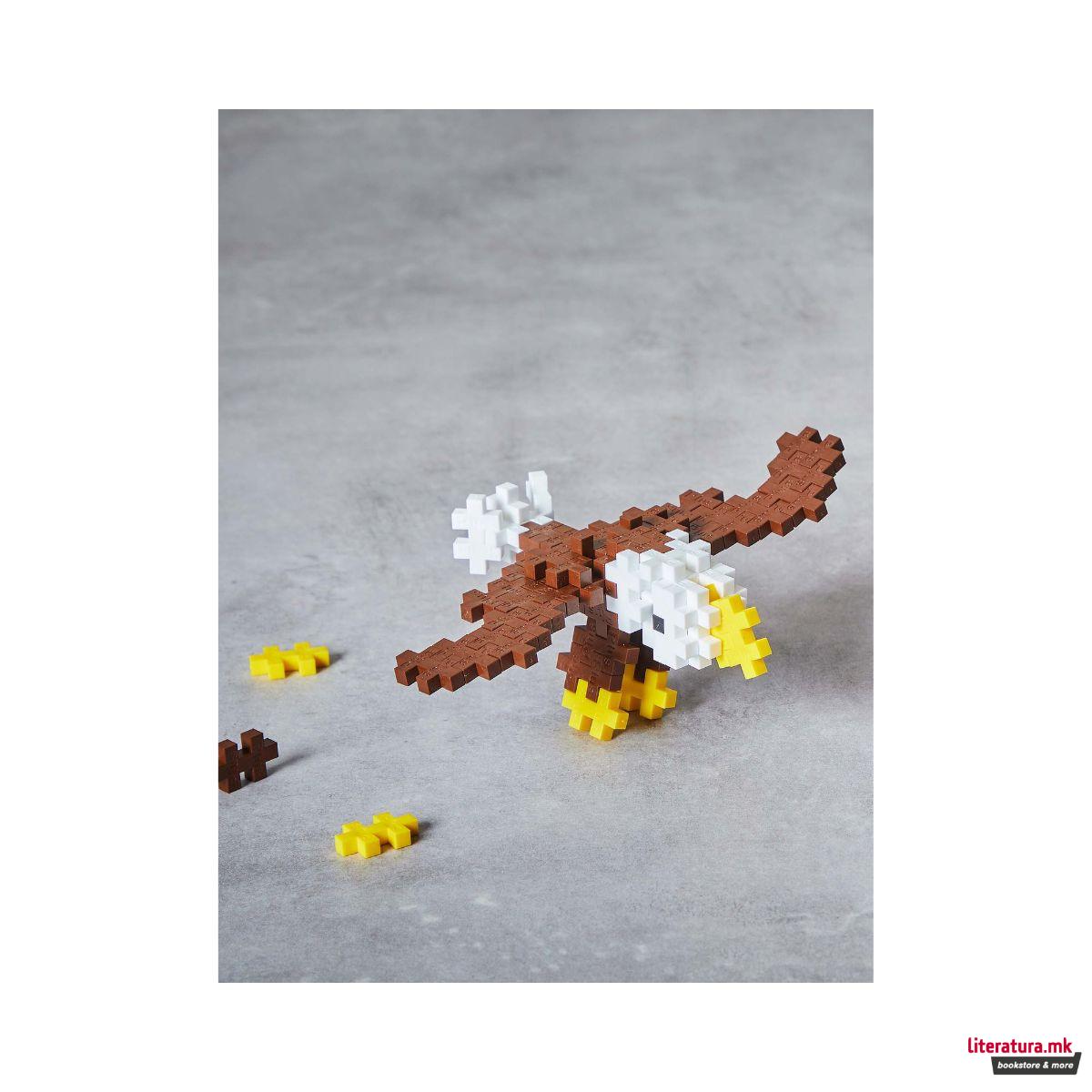 Коцки за градба, Диви животни, Белоглав орел, 100 парчиња 