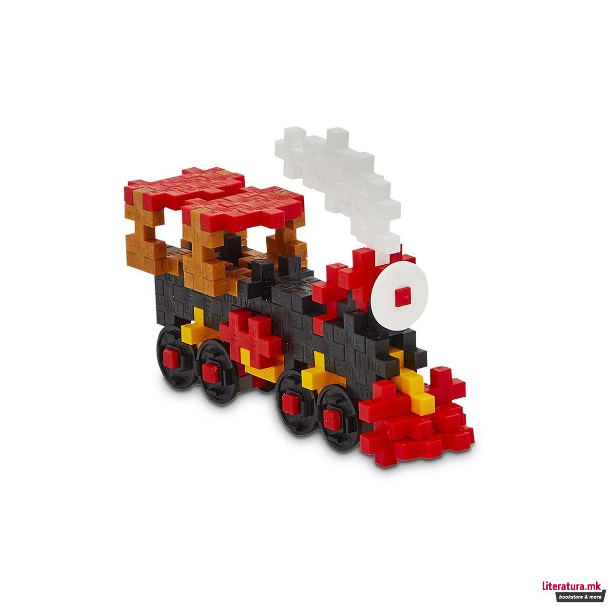 Коцки за градба, Транспорт, Воз, 100 парчиња 