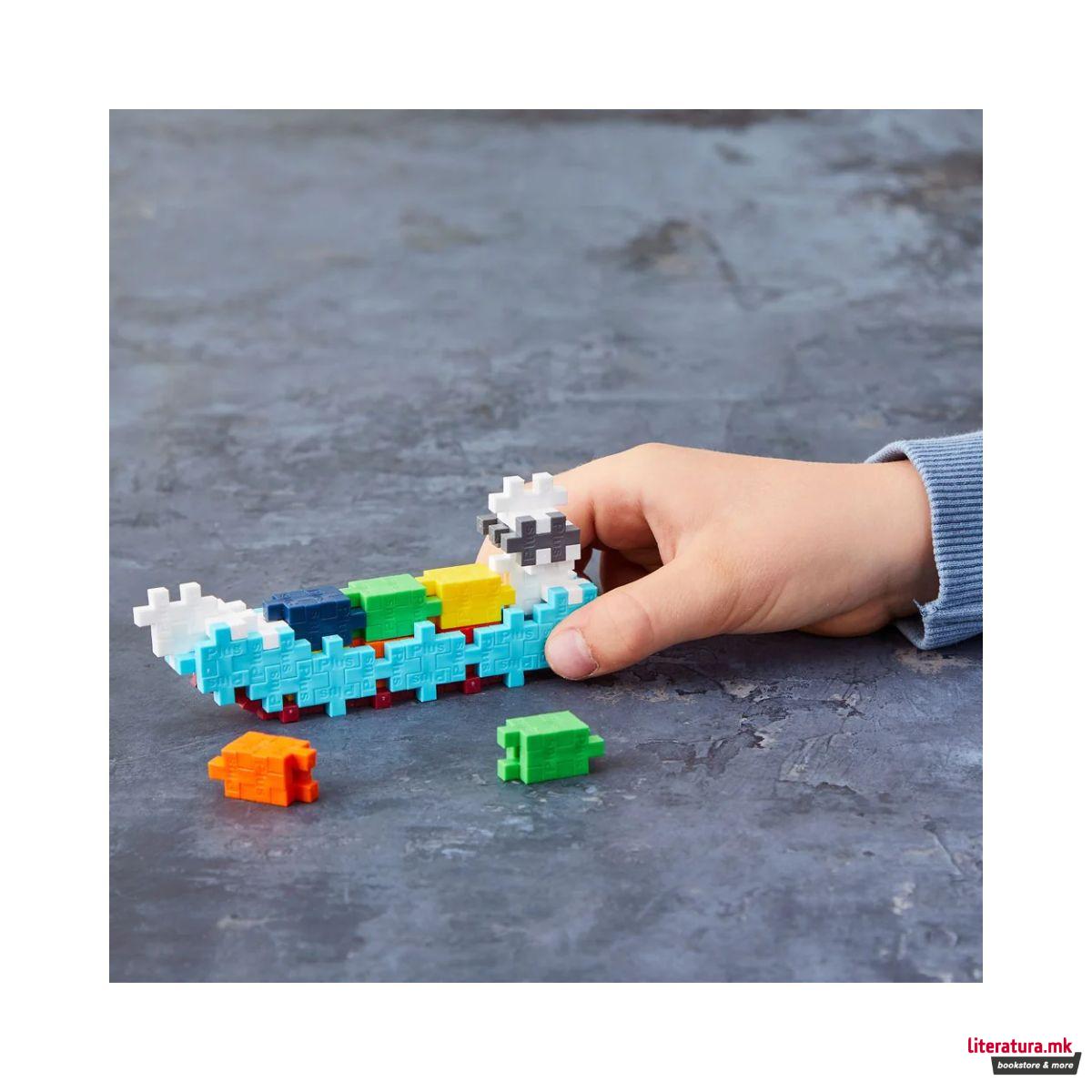 Коцки за градба, Transportation, Товарен брод, 100 парчиња 