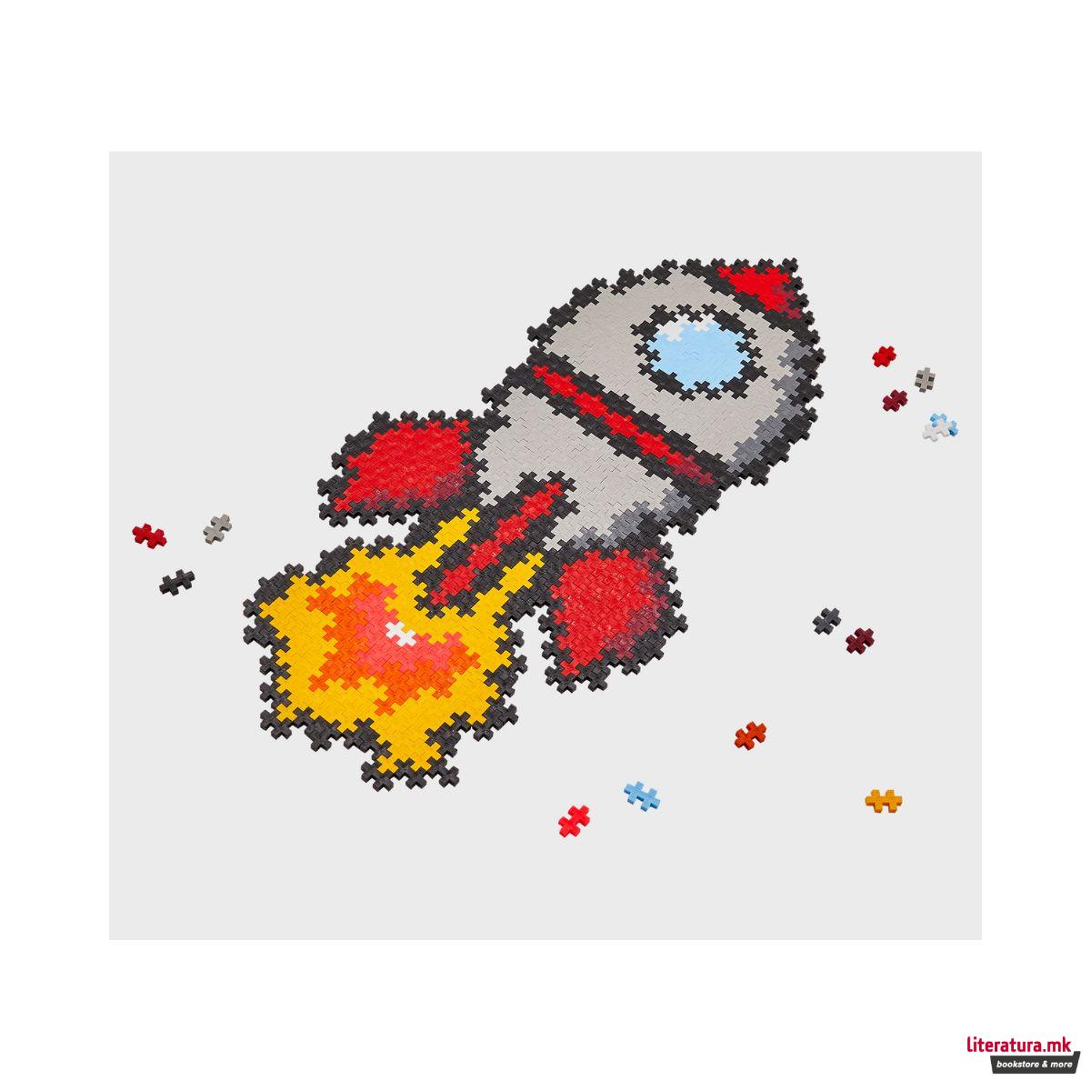 Коцки за градба, Puzzle By Number - Ракета, 500 парчиња 