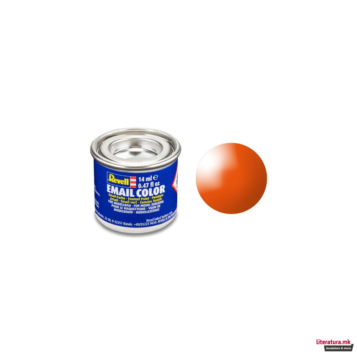 Боја за макета, Email Color Orange - сјајна, 14ml 