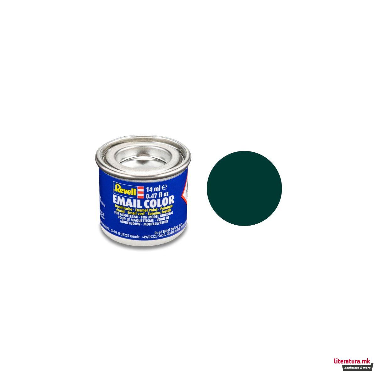 Боја за макета, Email Color Black Green, мат, 14ml