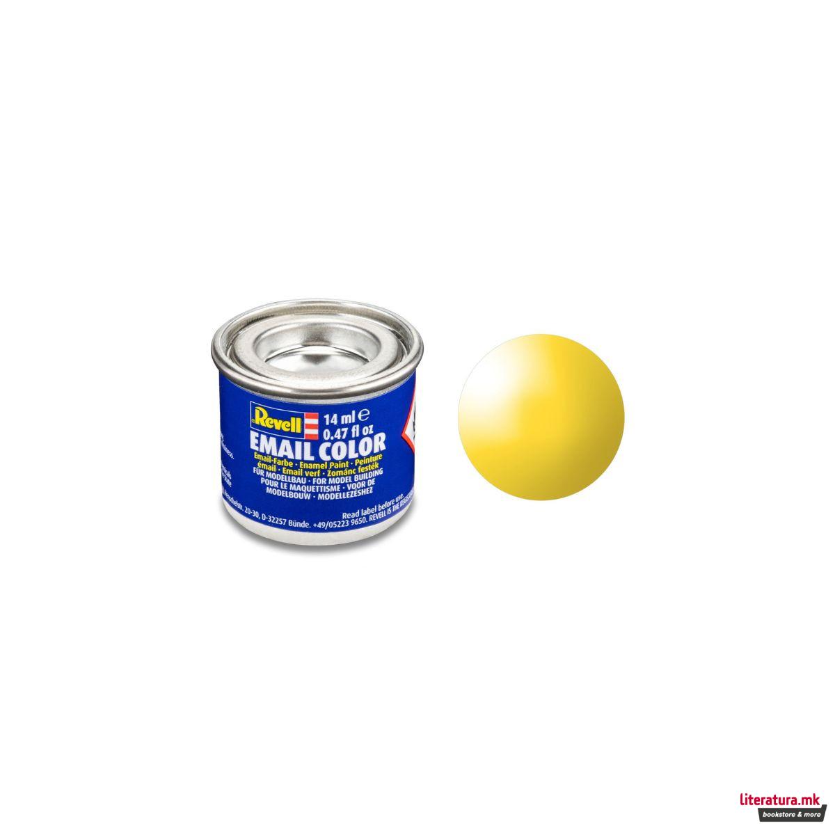 Боја за макета, Email Color Yellow, сјајна, 14ml 
