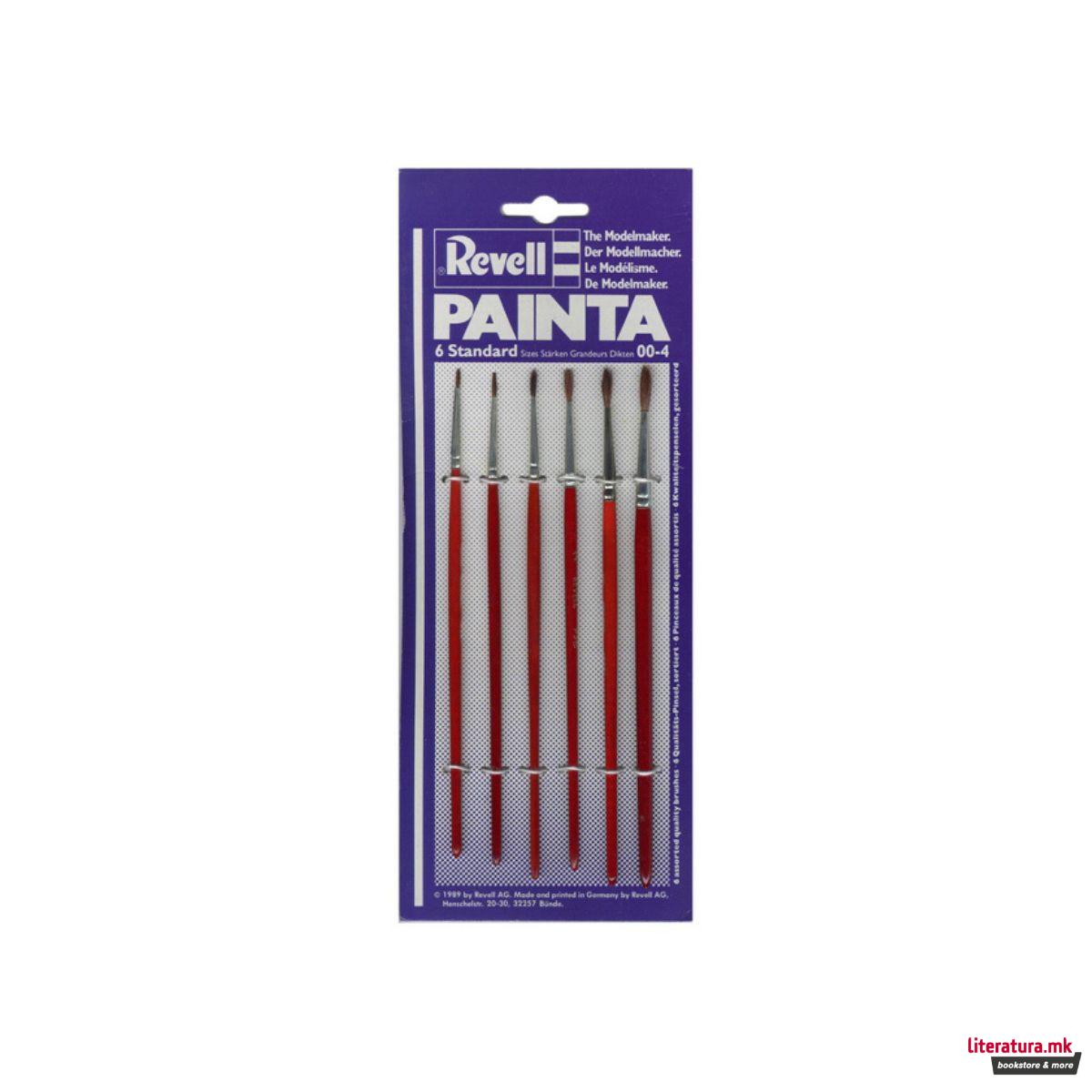 Сет четки за боење на макети, Painta, 1/6 