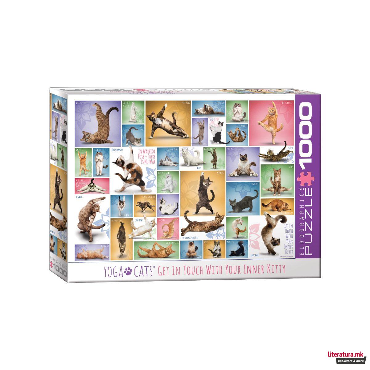 Сложувалка, Yoga Cats, 1000 парчиња 