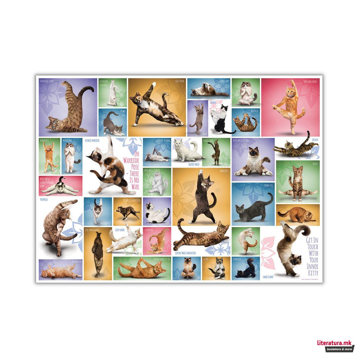 Сложувалка, Yoga Cats, 1000 парчиња 